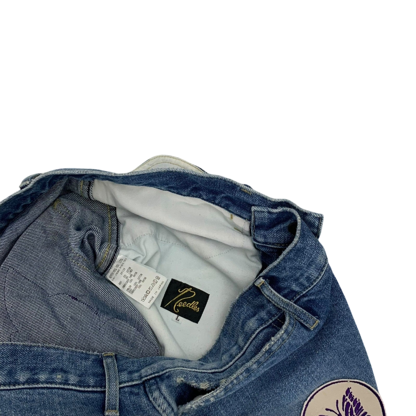 Needles Assorted Patches Straight Jeans (Size L) thumbnail 5