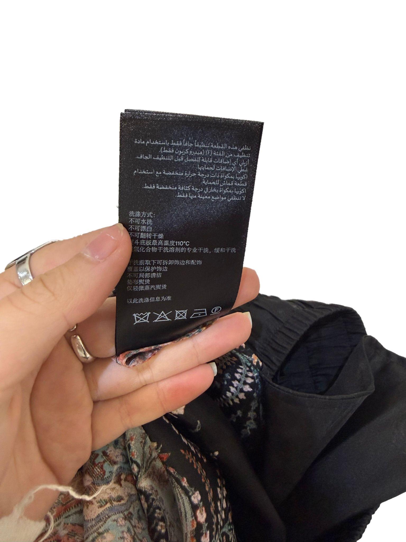 Zimmermann Black Paisley Silk Skirt 3 thumbnail 4
