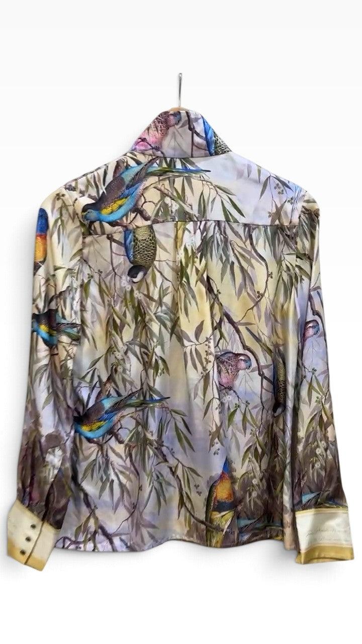 Zimmermann Bird Print Silk Blouse 1 thumbnail 2