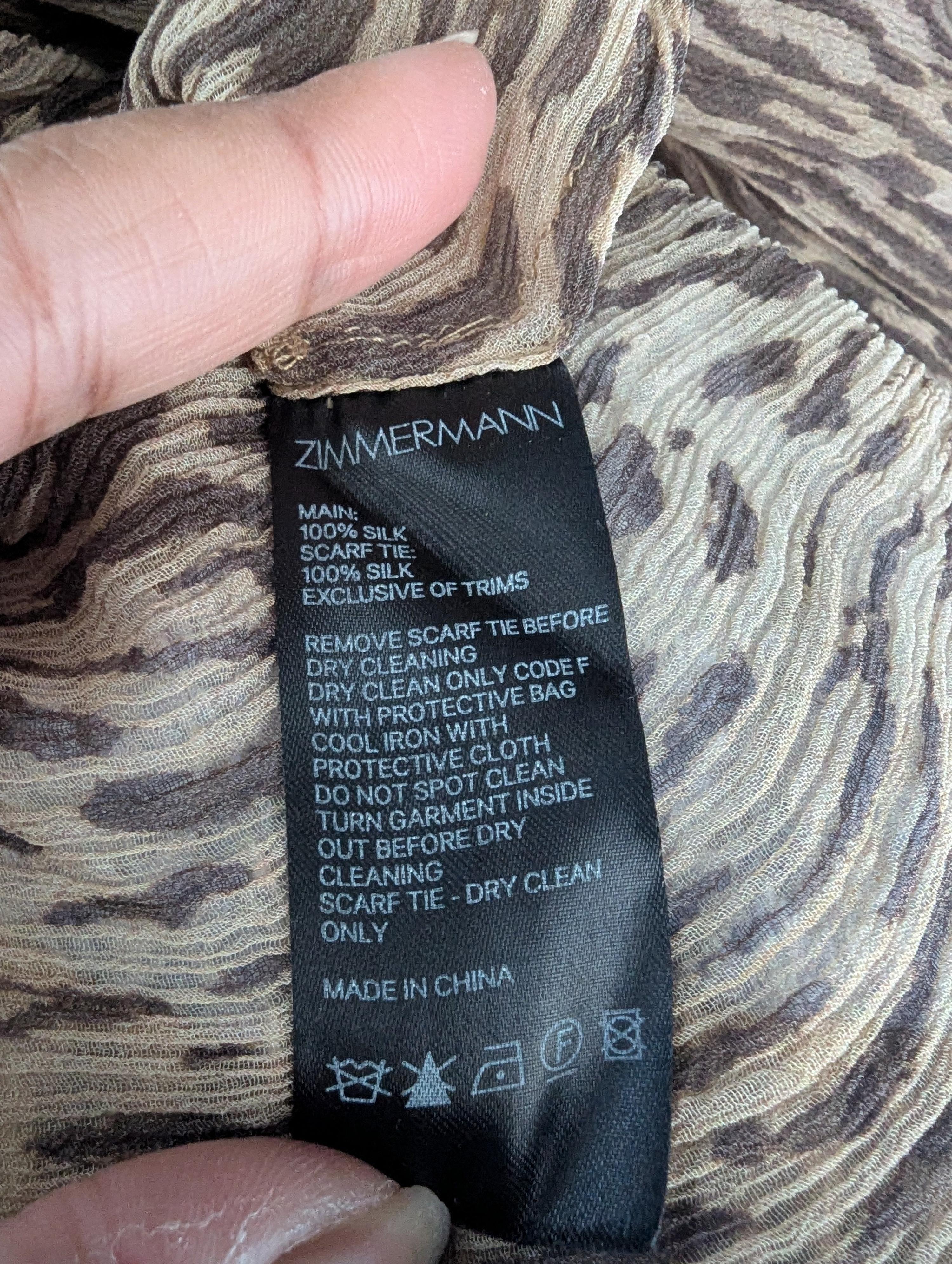 Zimmermann Leopard Print Silk Dress 3 thumbnail 3