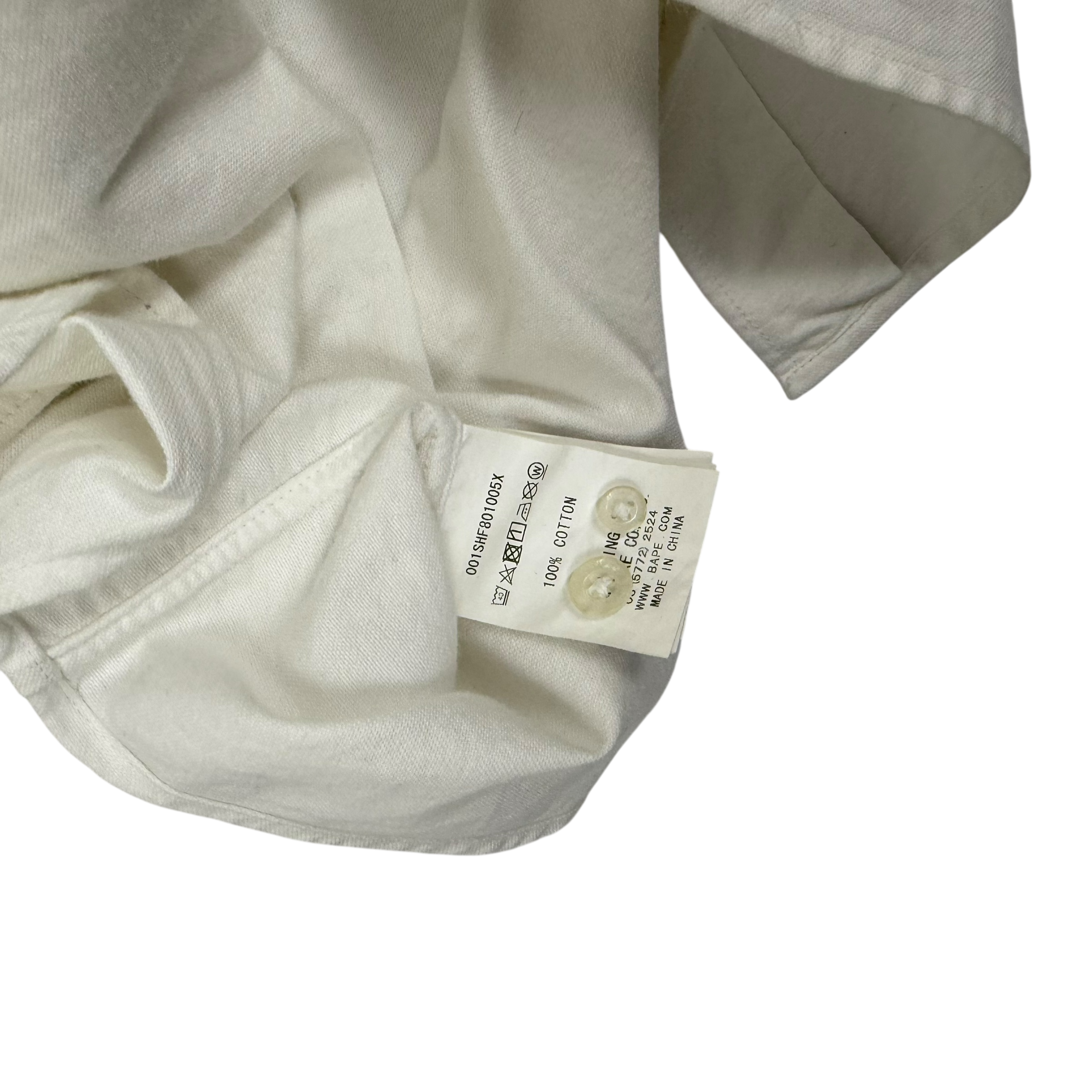 A Bathing Ape (Bape) Busy Works Transit Authority Shirt White (Fits L-XL) thumbnail 6