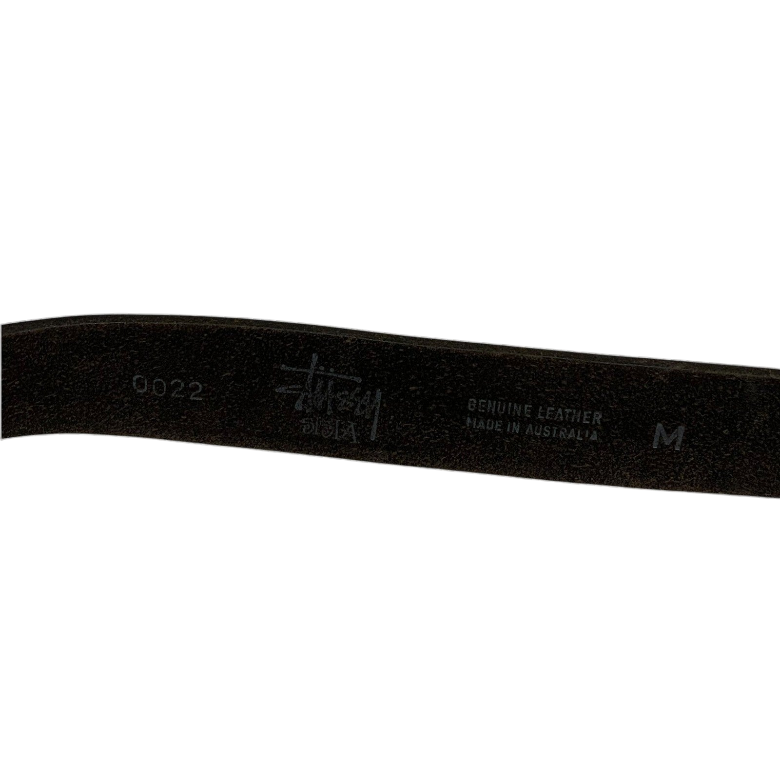 Stussy Vintage 90s Sista SS Logo Leather Belt Black (Made in Aus) (Size M) thumbnail 6