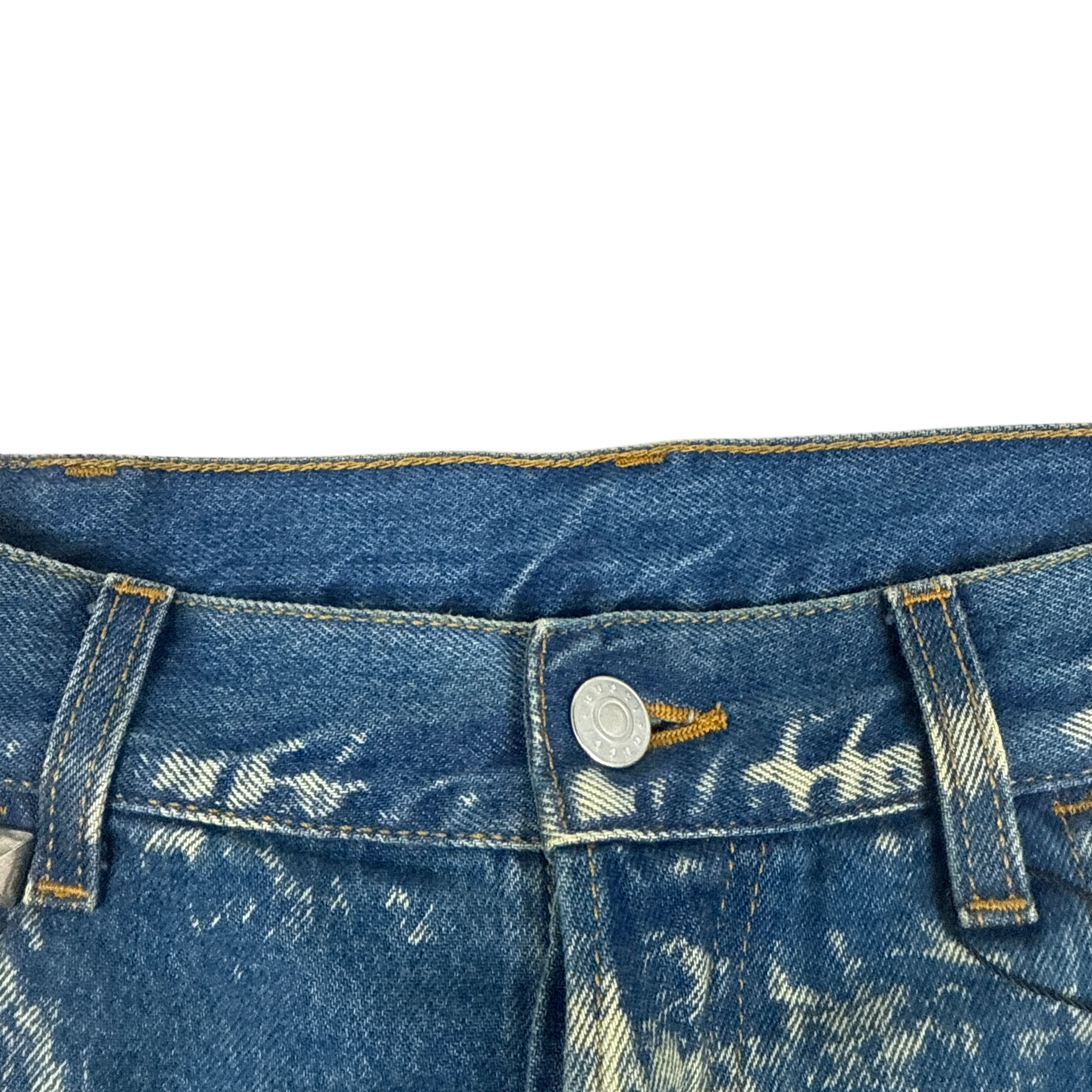 Gucci Studded Bleached Slim Fit Jeans (Size 31) thumbnail 3