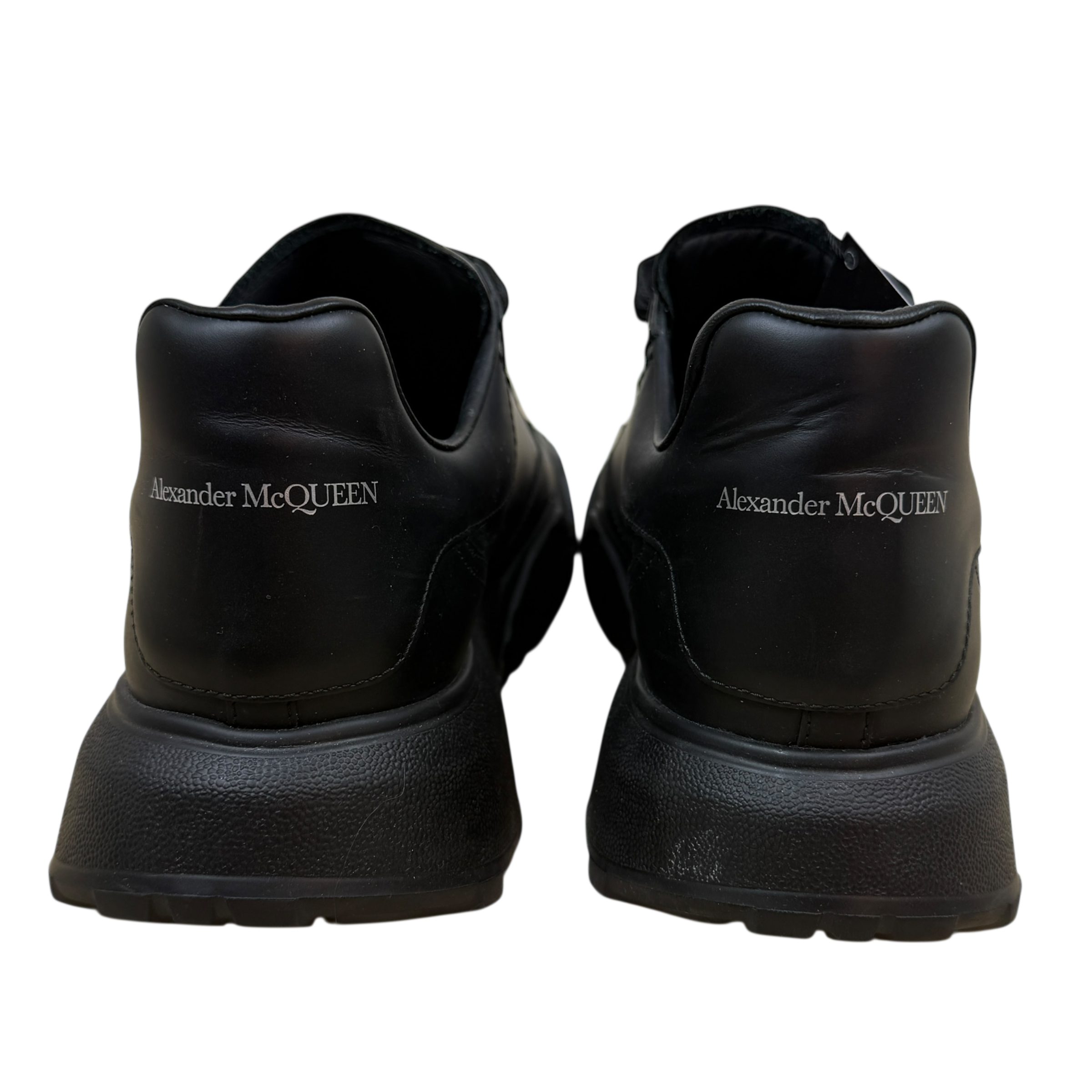 Alexander McQueen Court Leather Sneakers Black (US9/EU42) thumbnail 7