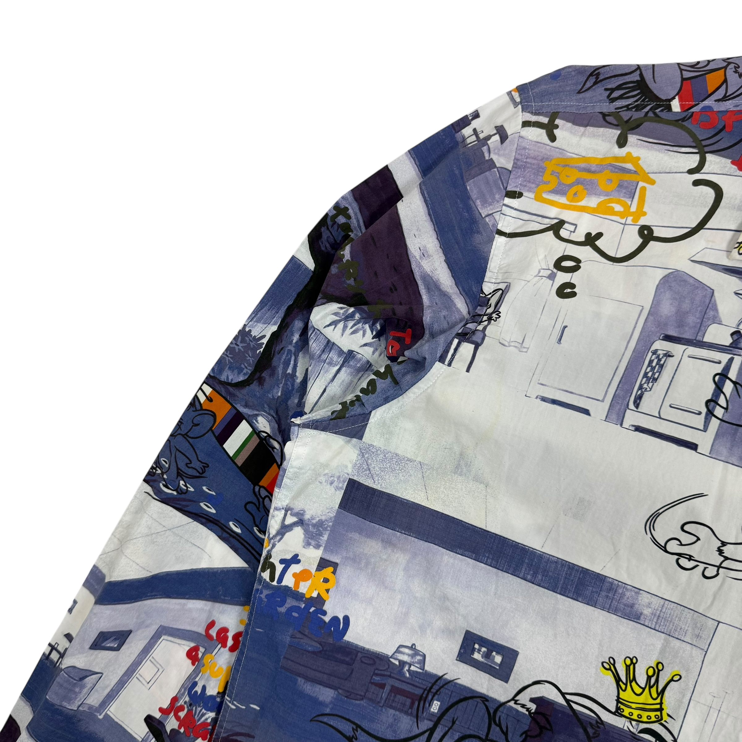 JC de Castelbajac 90s Cartoon Print Shirt (Size XL) thumbnail 4
