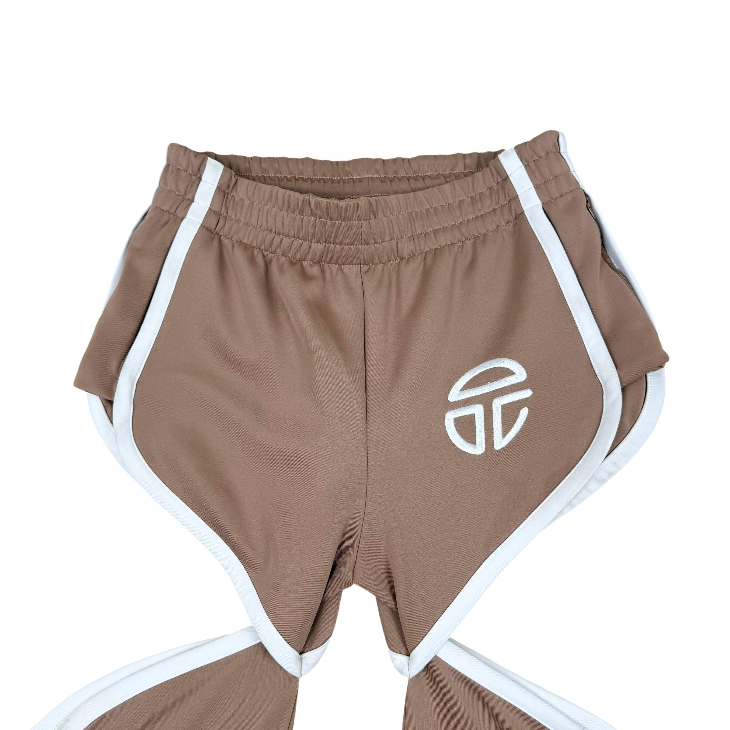 Telfar FW21 Liberia Thigh-hole Track Pants Sand (Size S Womens) thumbnail 2