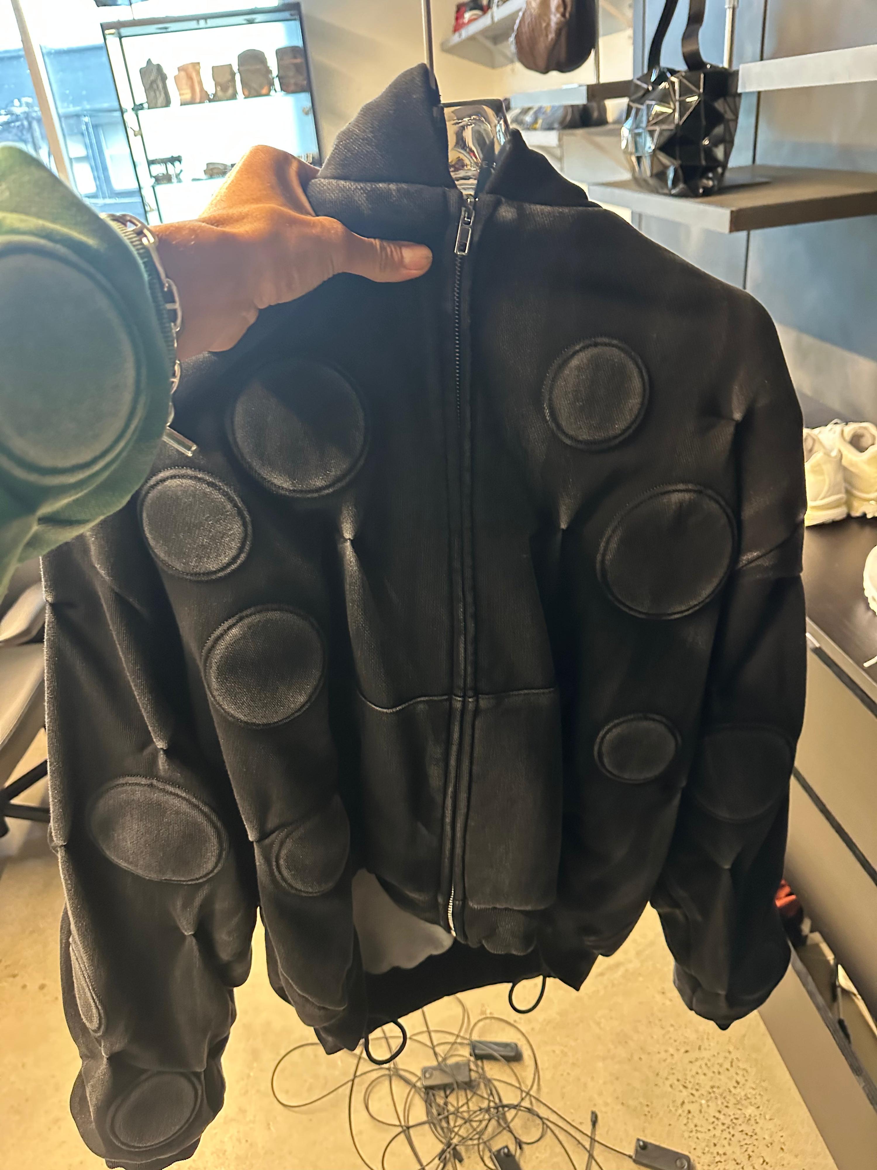 Bad Son Oxygen Padded Zip-Up Hoodie Black (Size XL)