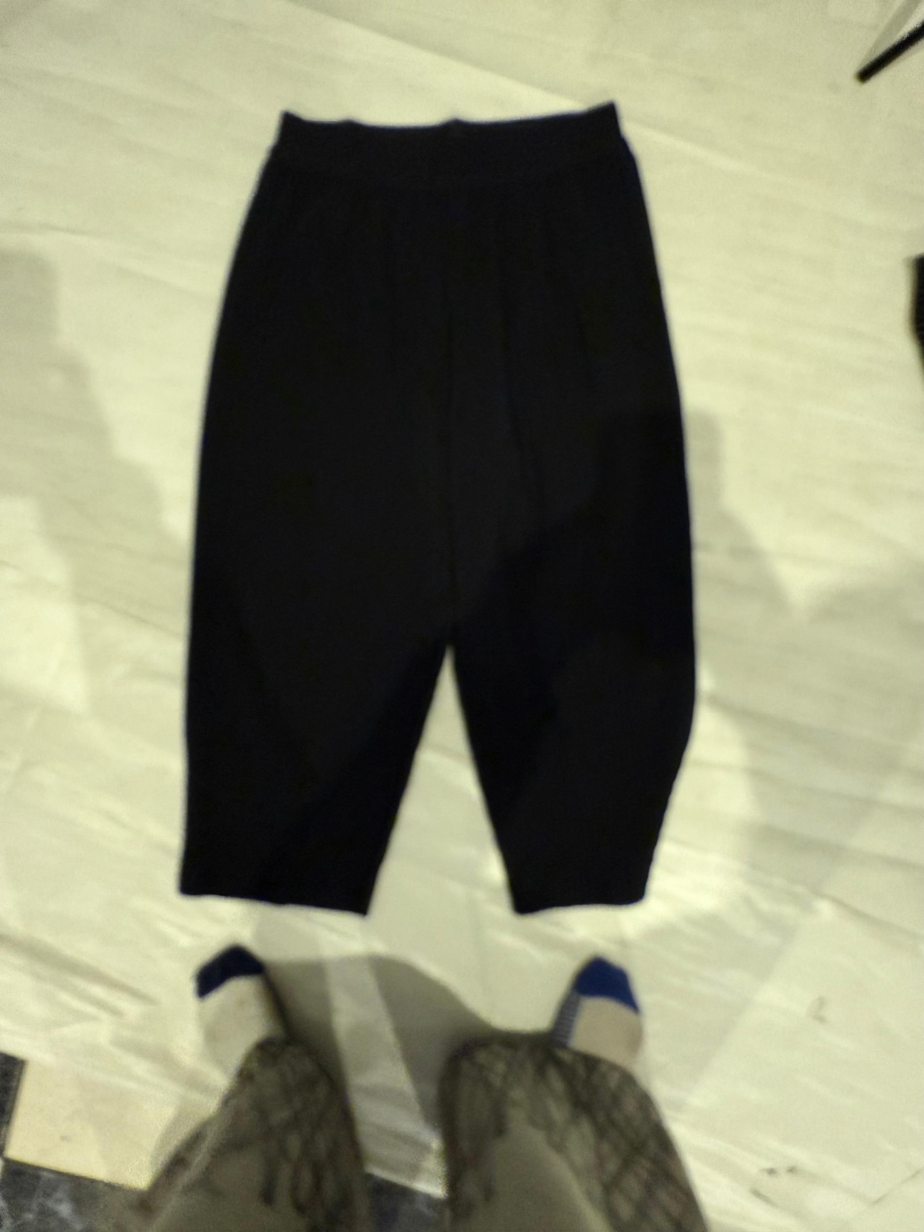 Issey Miyake Homme Plissé Wide Leg Trousers Black (Fits M-L)