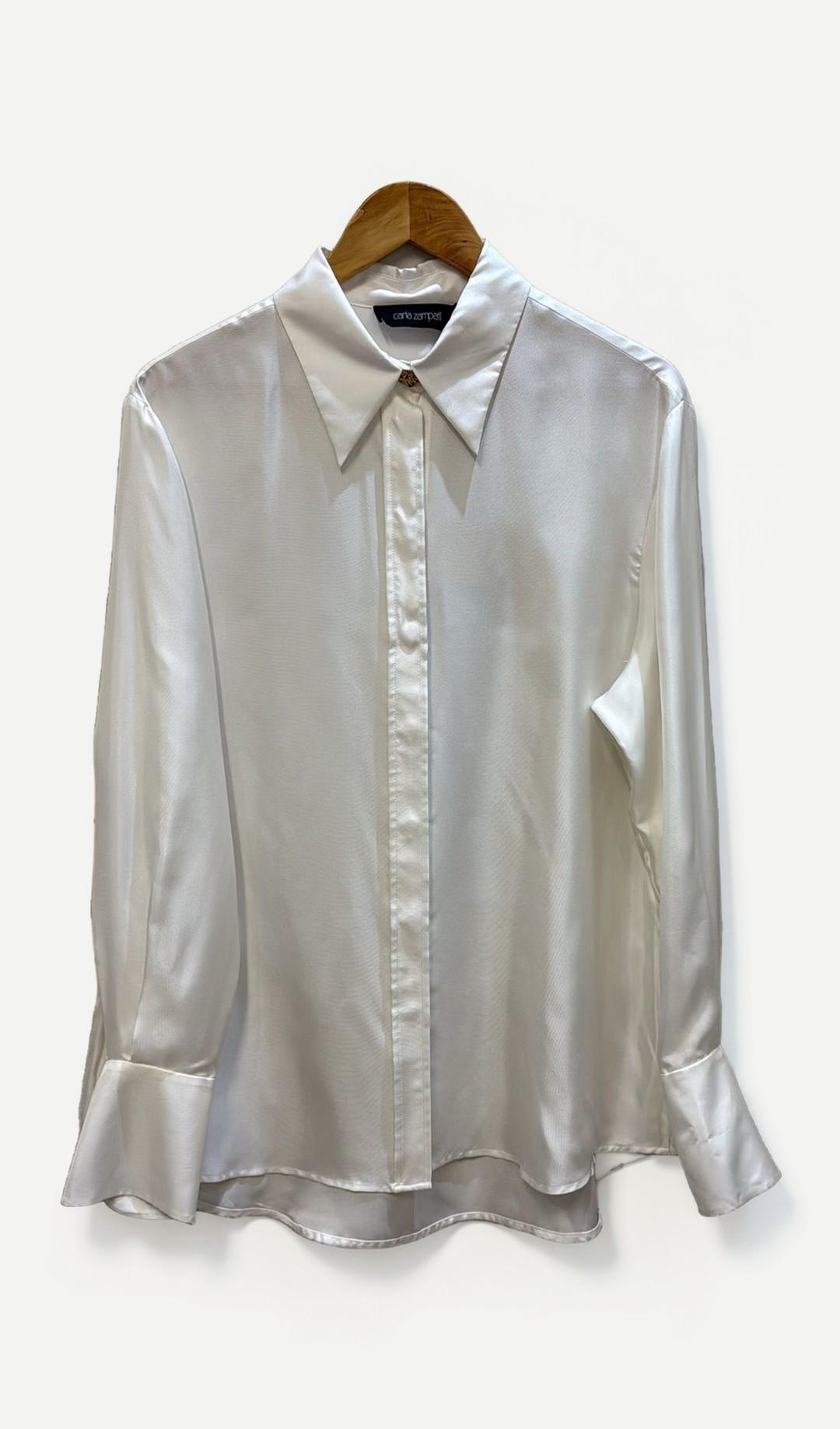Carla Zampatti White Blouse 10