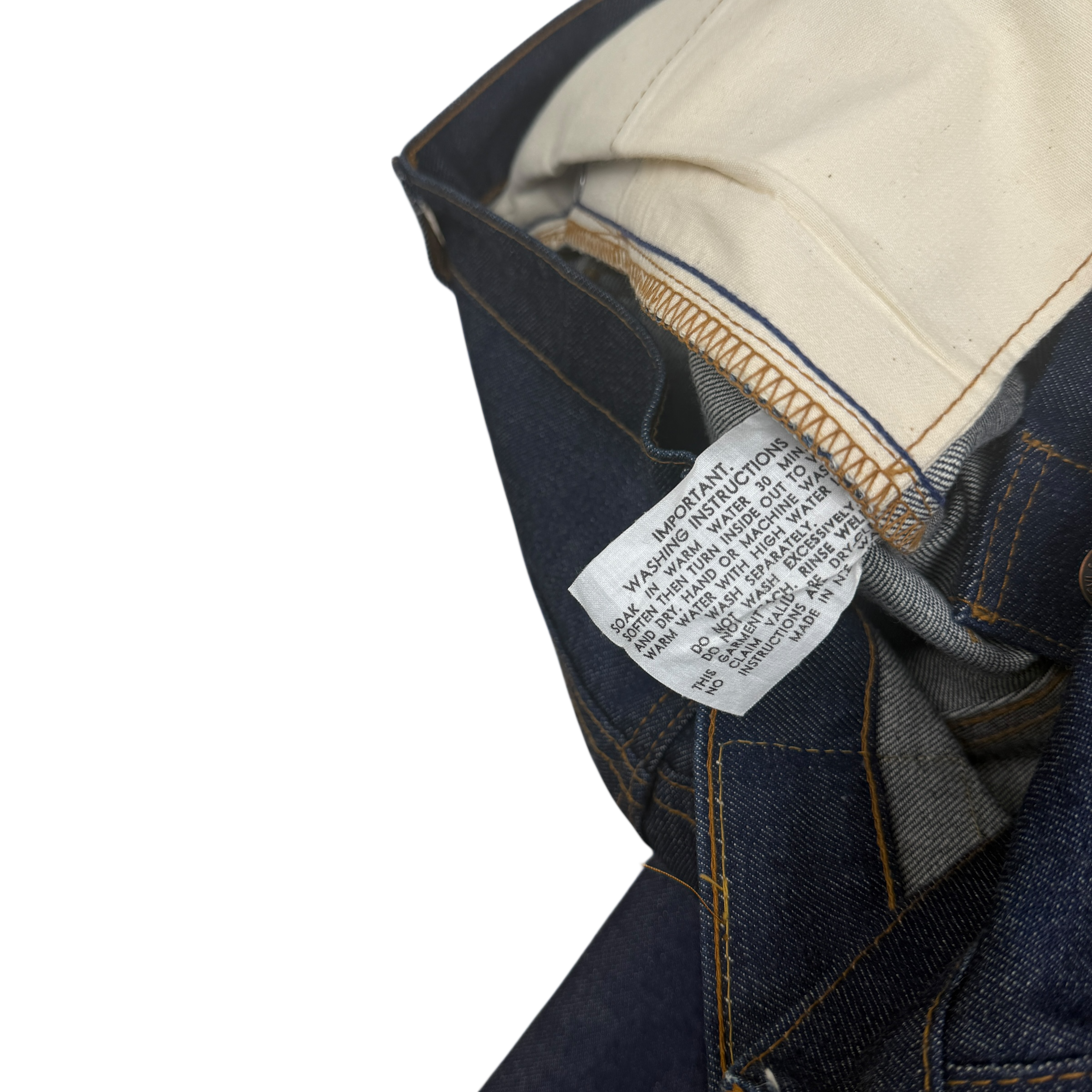 Levi’s 1970s Orange Tab Flared Jeans Indigo (Made in N.Z.) (Size 28”) thumbnail 7