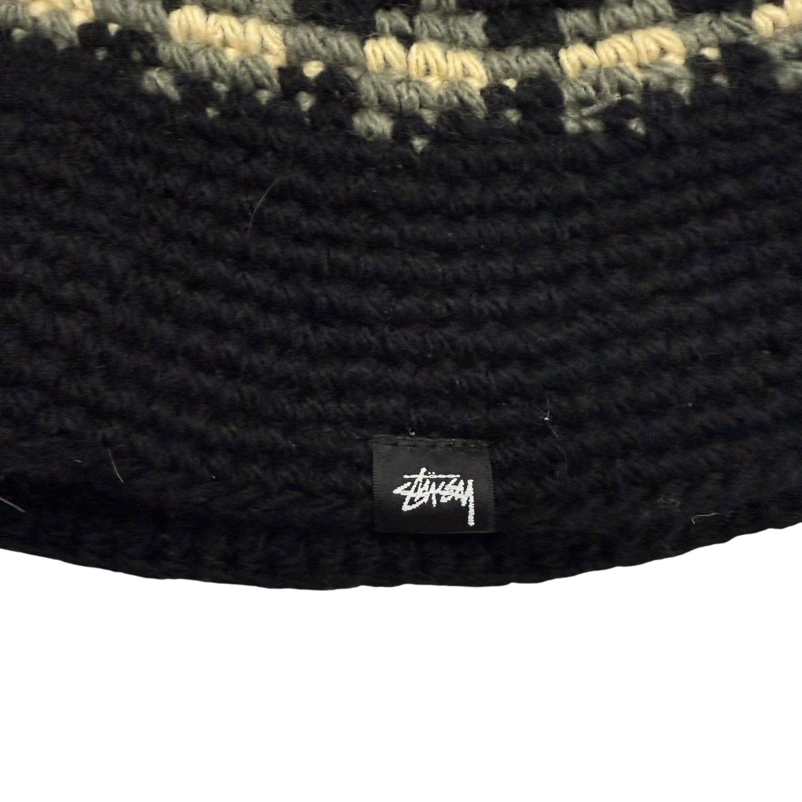 Stussy Japan AW22 Fairisle Bucket Hat Black thumbnail 4