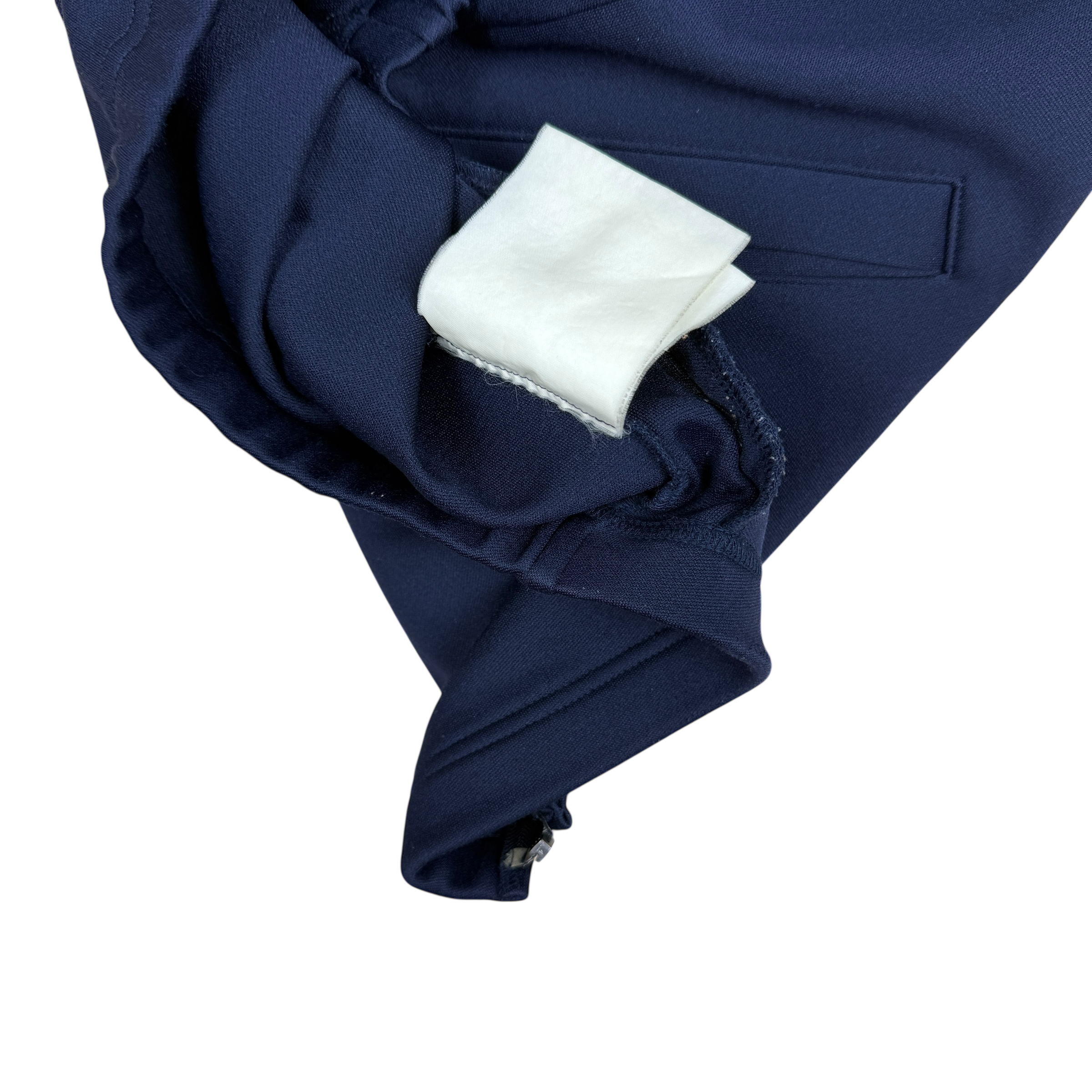 Comme Des Garçons Homme Plus 2004 ‘Permission Stop’ Track Jacket Navy/Cream (Fits S-M) thumbnail 4