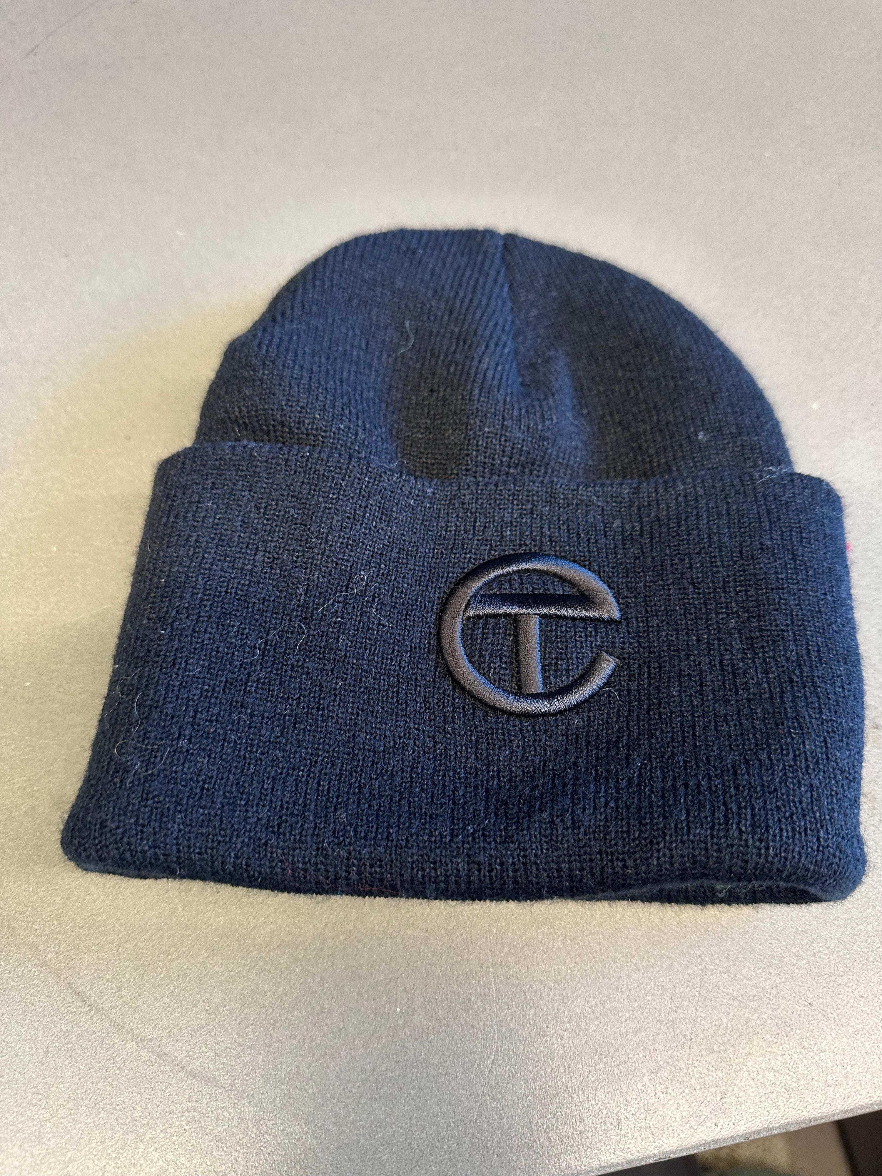 Telfar Embroidered Logo Beanie Black