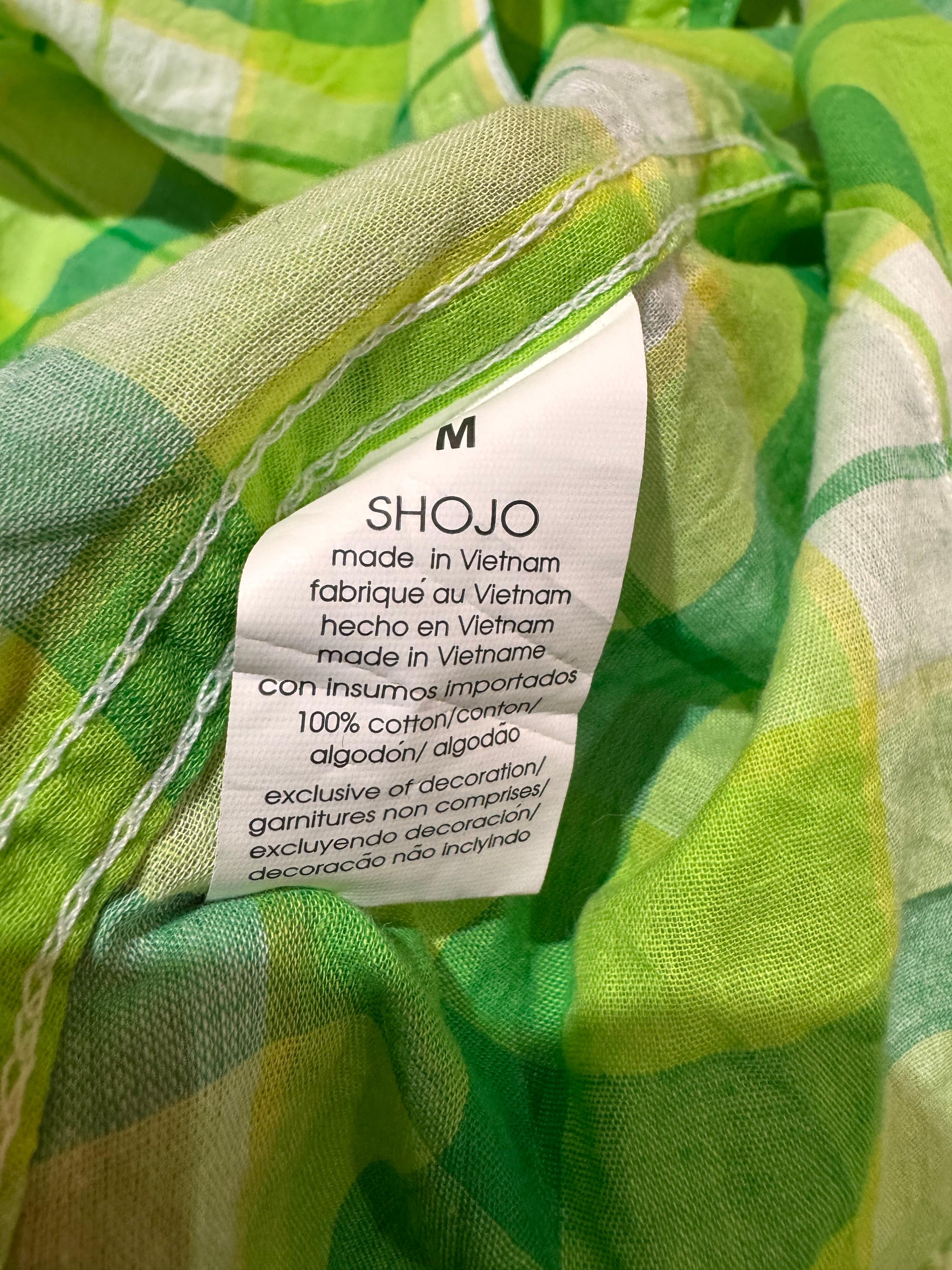 Shojo Green Check Shirt - size XS thumbnail 8