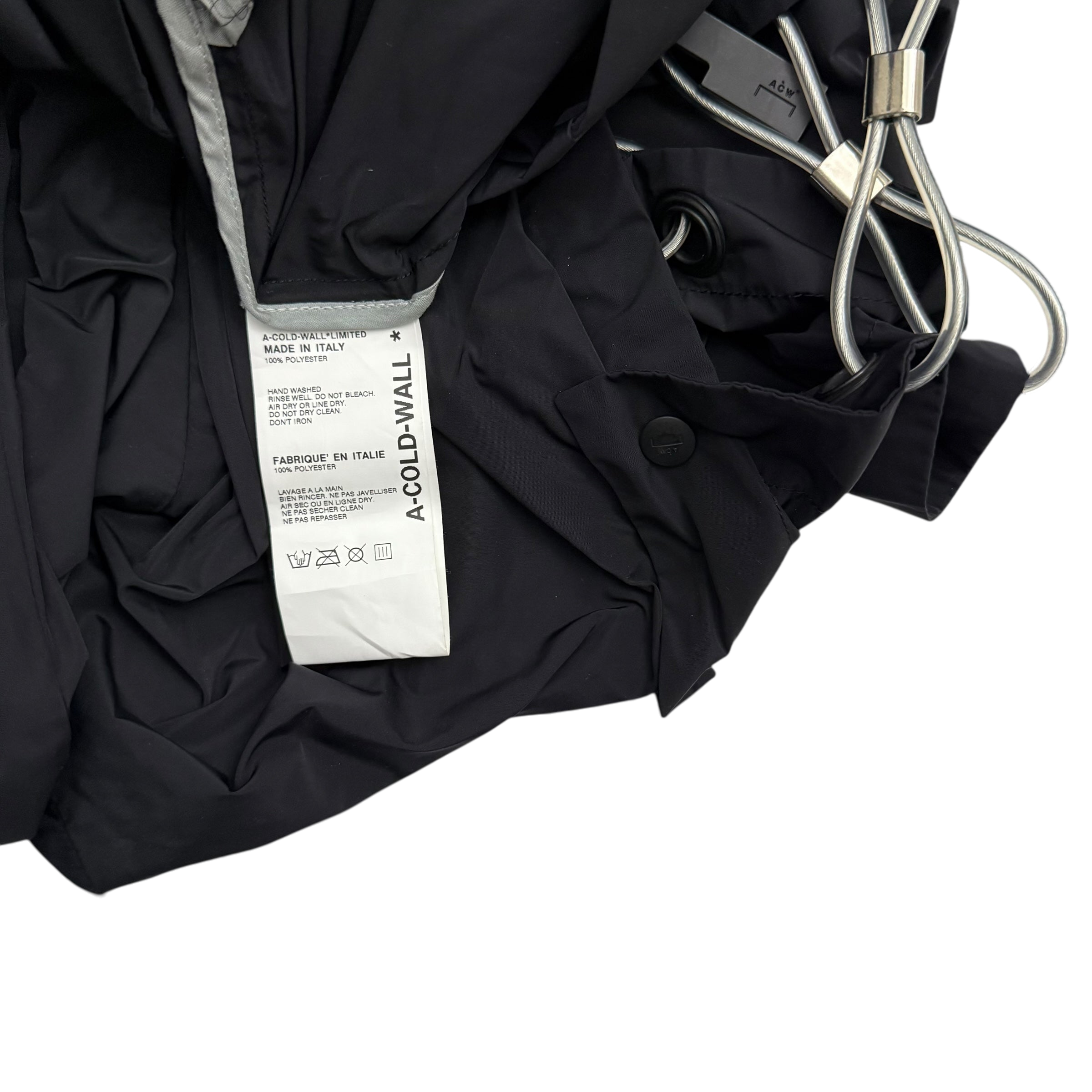 A-COLD-WALL* (ACW) Asymmetrical Nylon Chain Turncoat (Fits S-XL) thumbnail 14