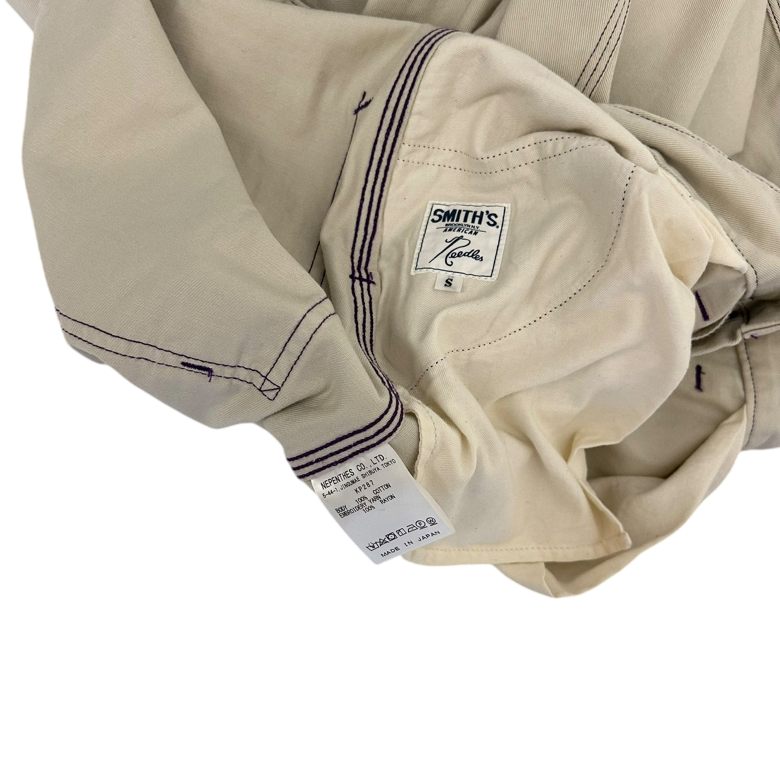Needles x Smith Painter Pant Cream thumbnail 4