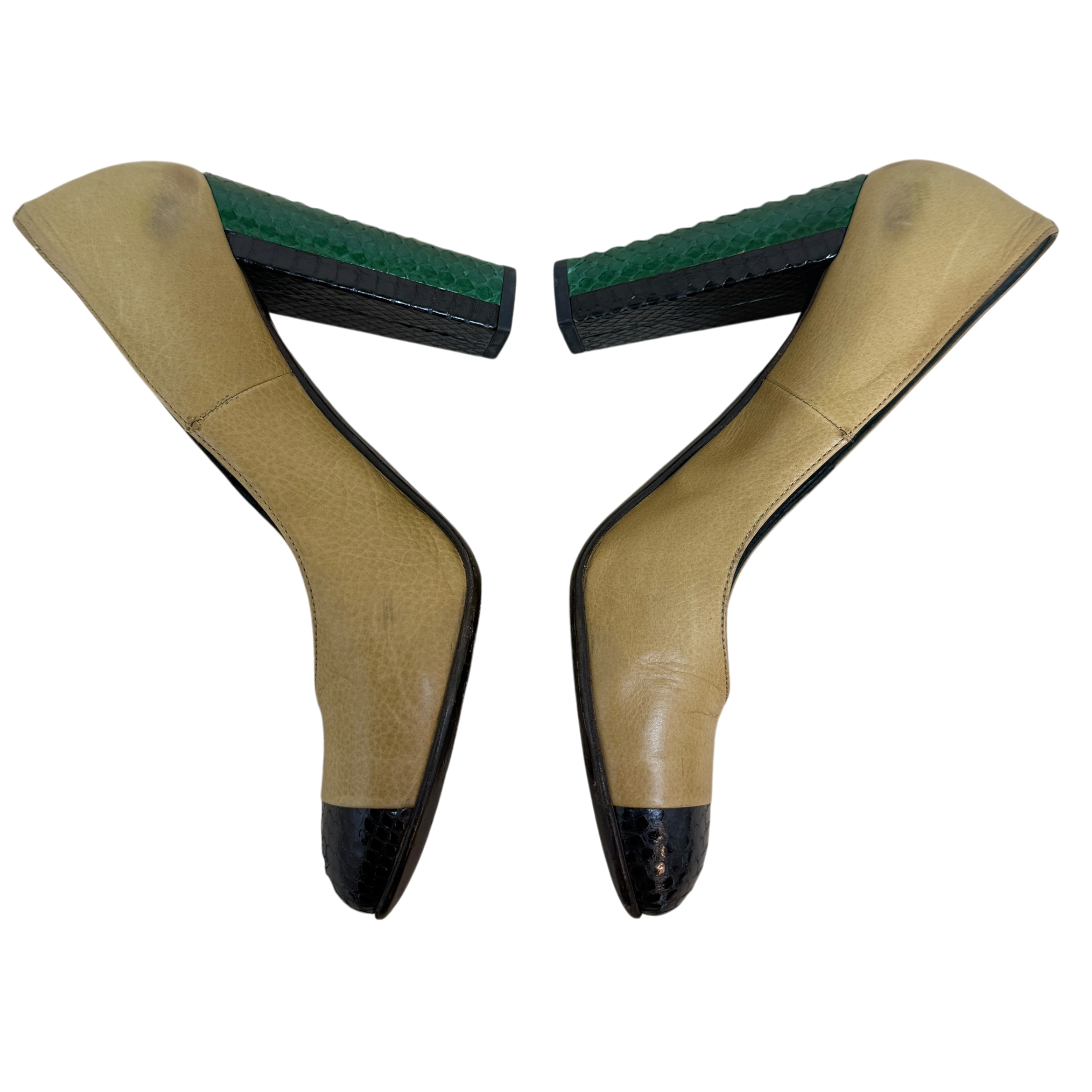 Dries Van Noten Exotic Leather Heels (Size EU39.5) thumbnail 3