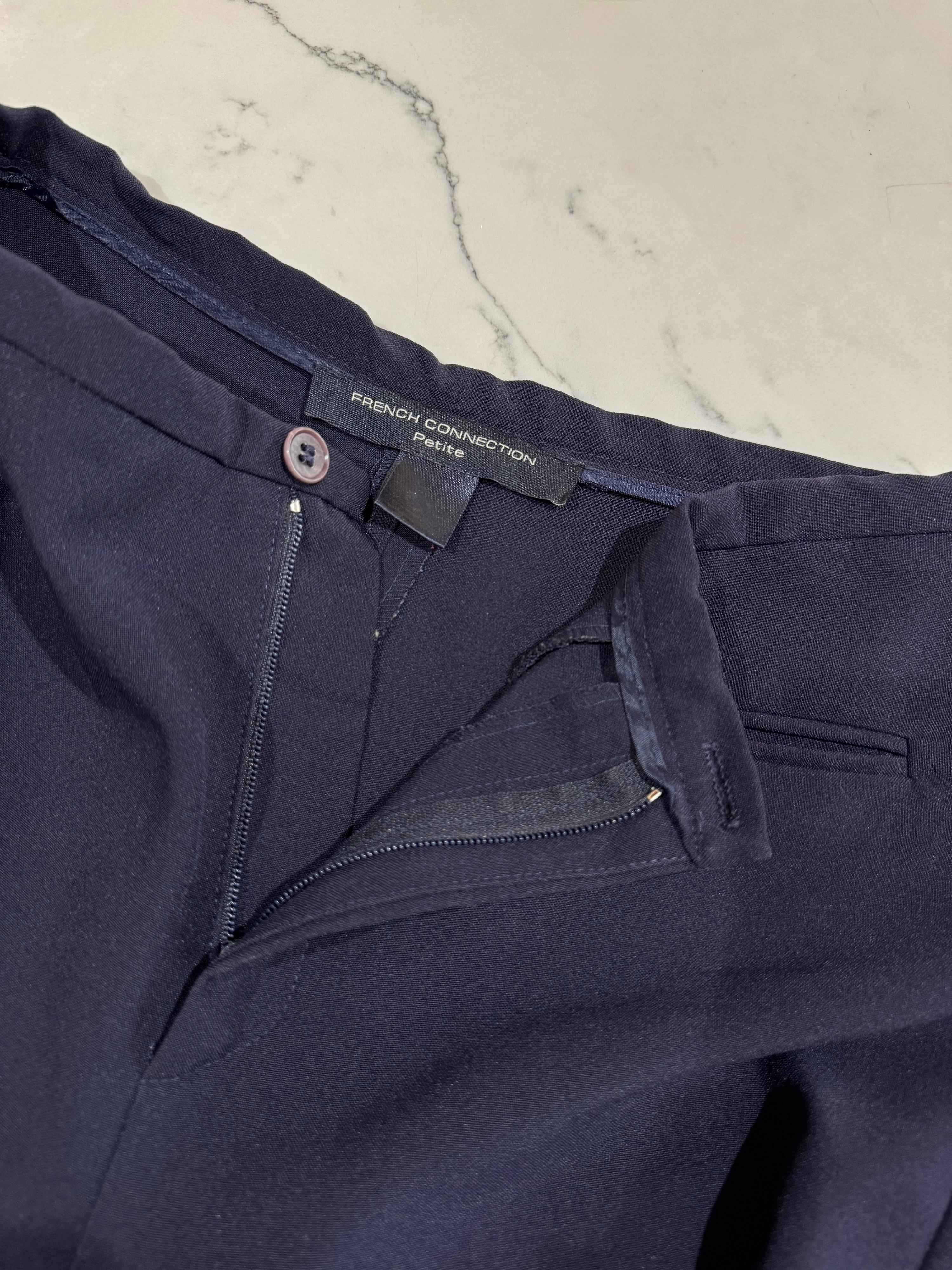 French Connection Petite navy pants - size XS thumbnail 4