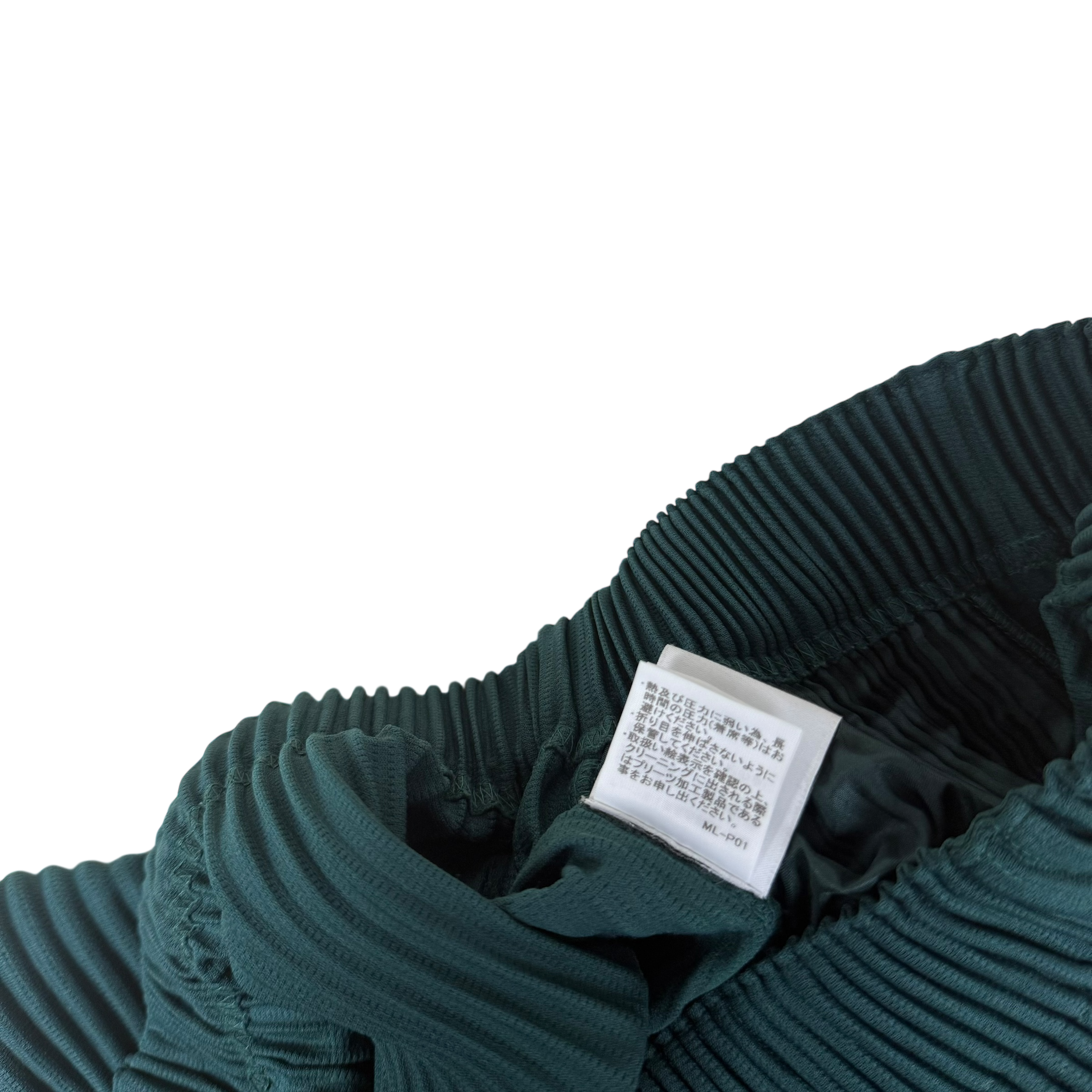 Issey Miyake Homme Plisse Pleated Pants Dark Green (Fits S-M) thumbnail 7