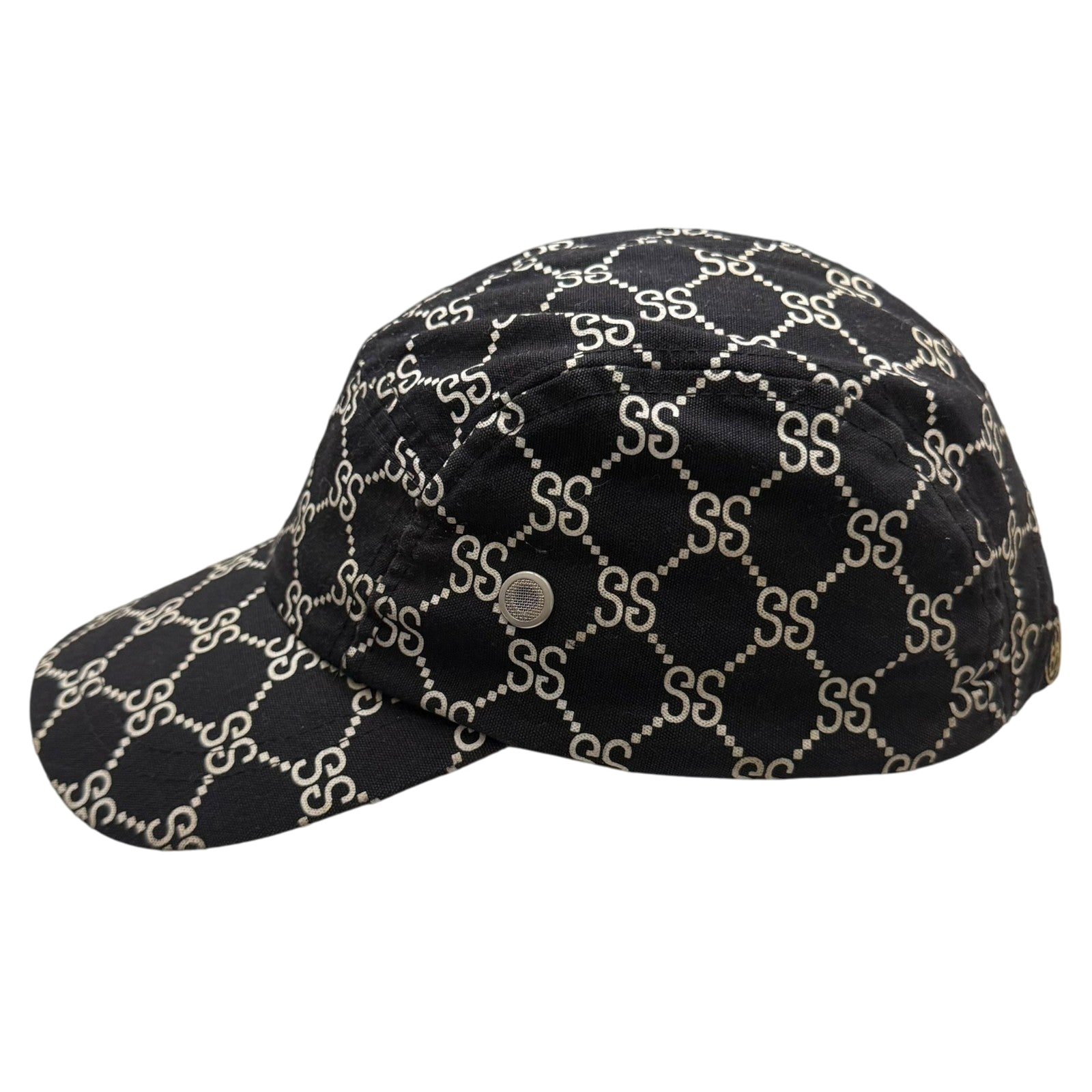 Stussy Vintage 2001 ‘Stucci’ Monogram Cap Black thumbnail 3
