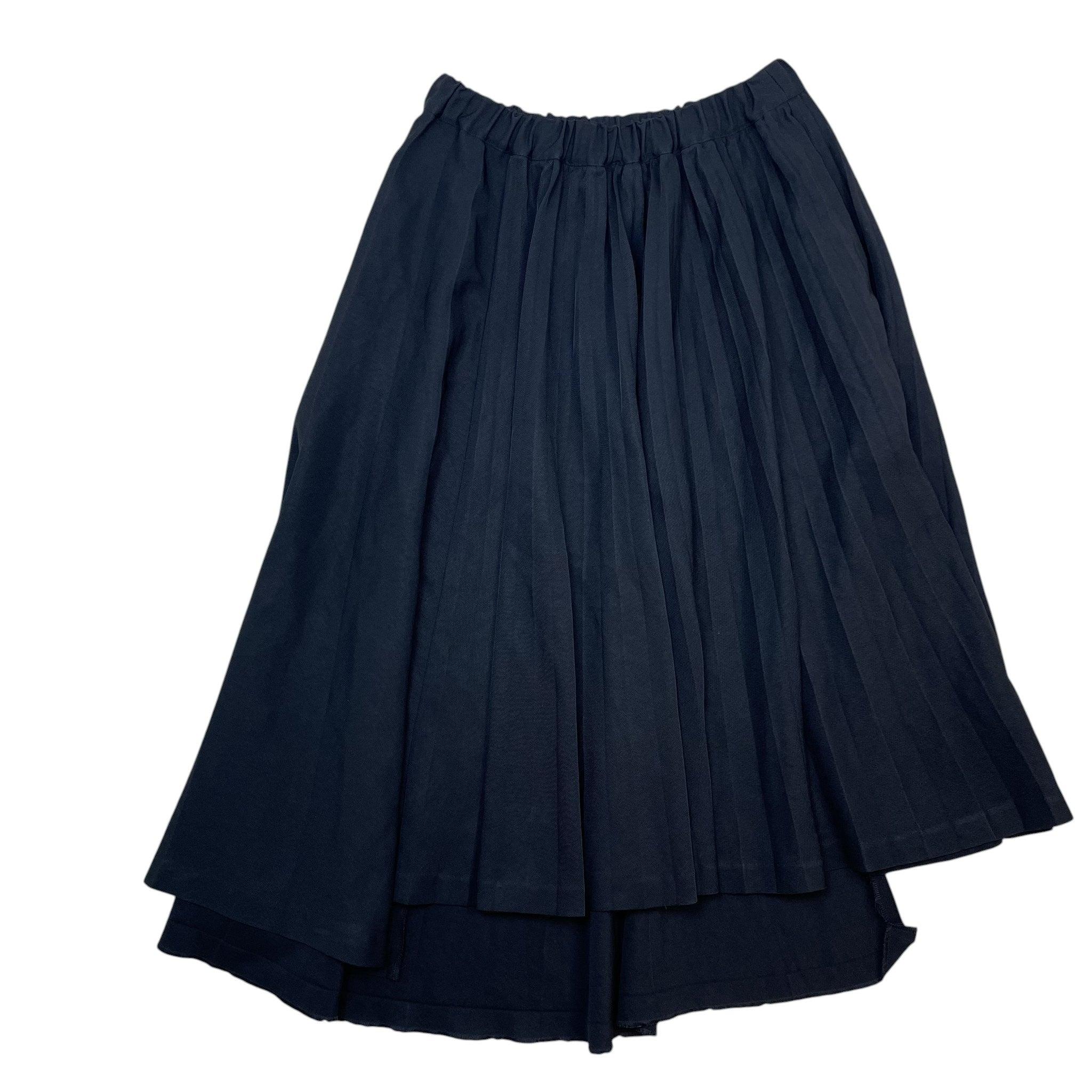 Comme des Garcons BLACK Pleated Skirt Black (Size S)