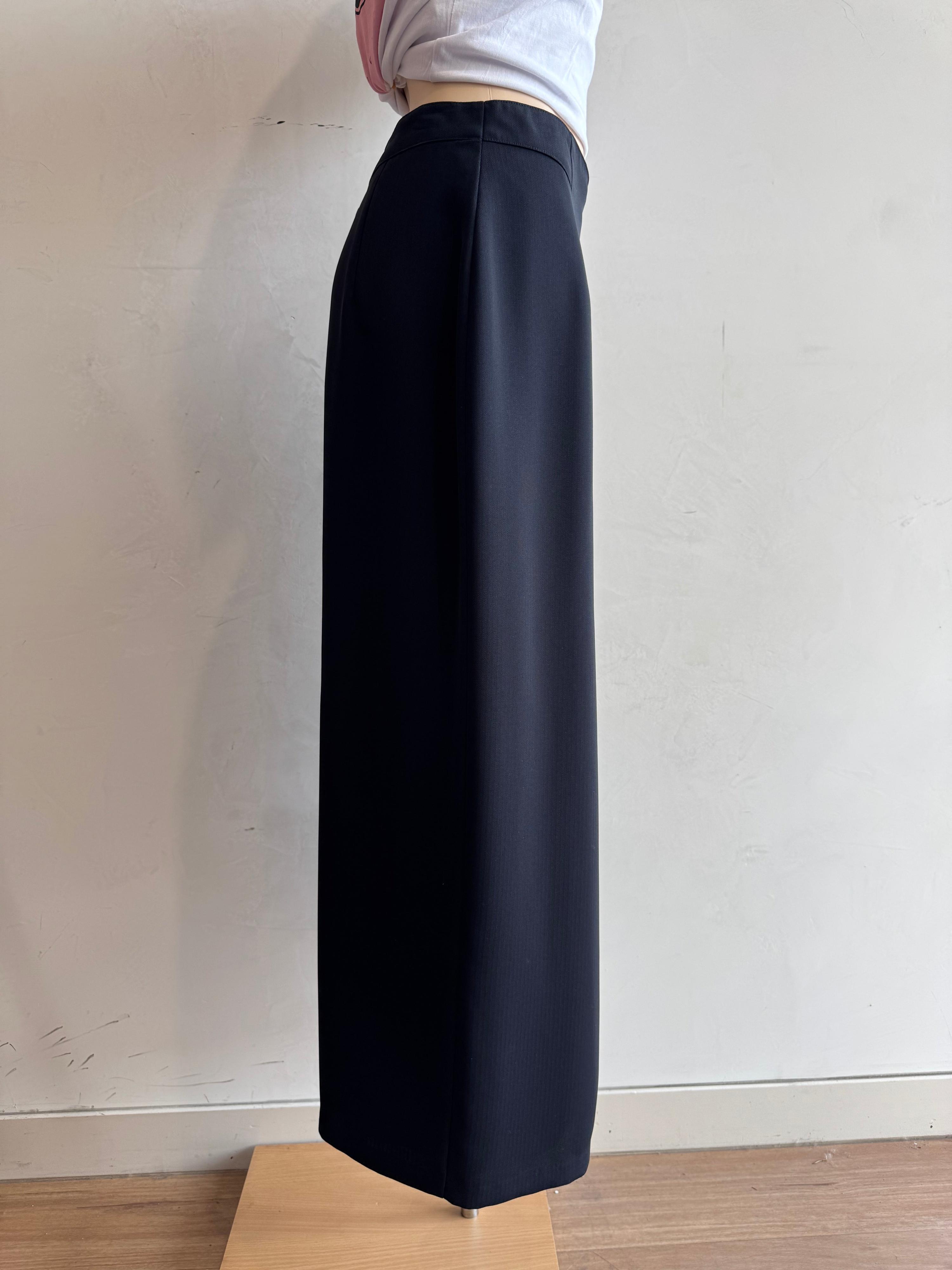 Vintage Katie’s Navy Maxi Split Skirt - size 14 thumbnail 5