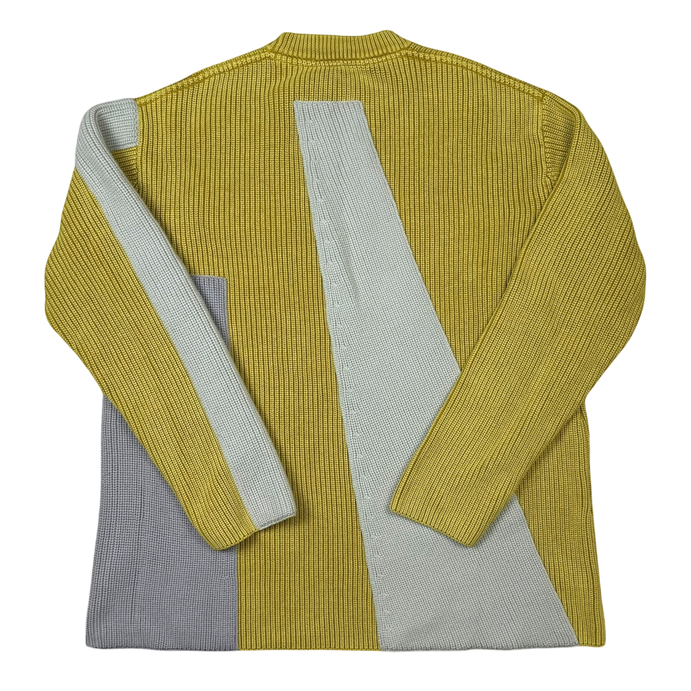 A-Cold-Wall* FW21 Runway Frame Knit Sweatshirt Sulphur Yellow (Size S) thumbnail 3