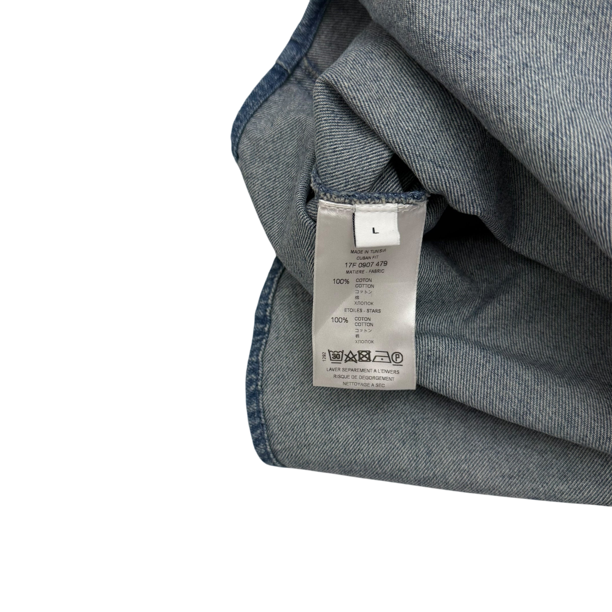 Givenchy Star Patch Denim Shirt (Fits M-L) thumbnail 4
