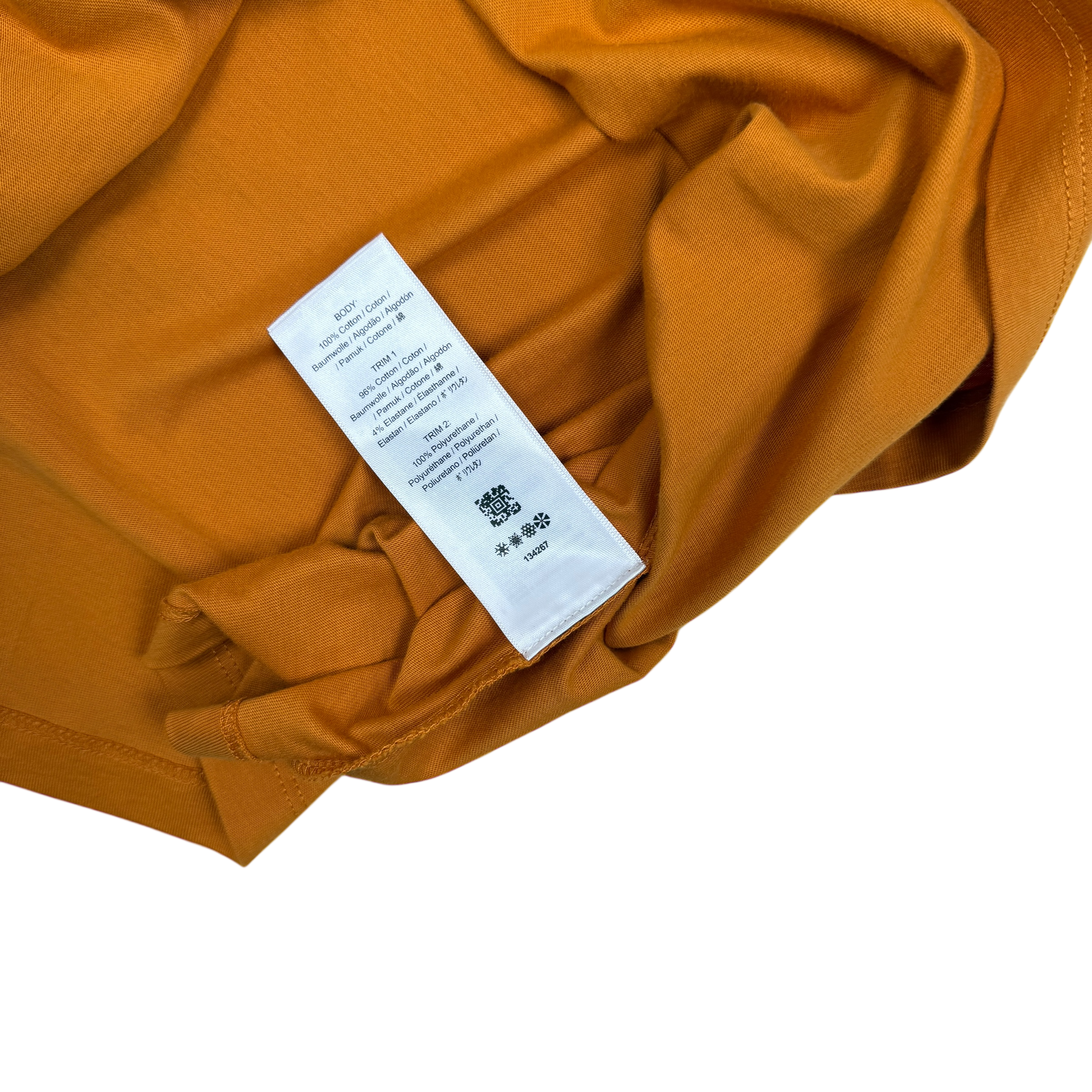 Fred Perry x Raf Simons Tape Detail T-Shirt Golden Orange (Fits M-L) thumbnail 7