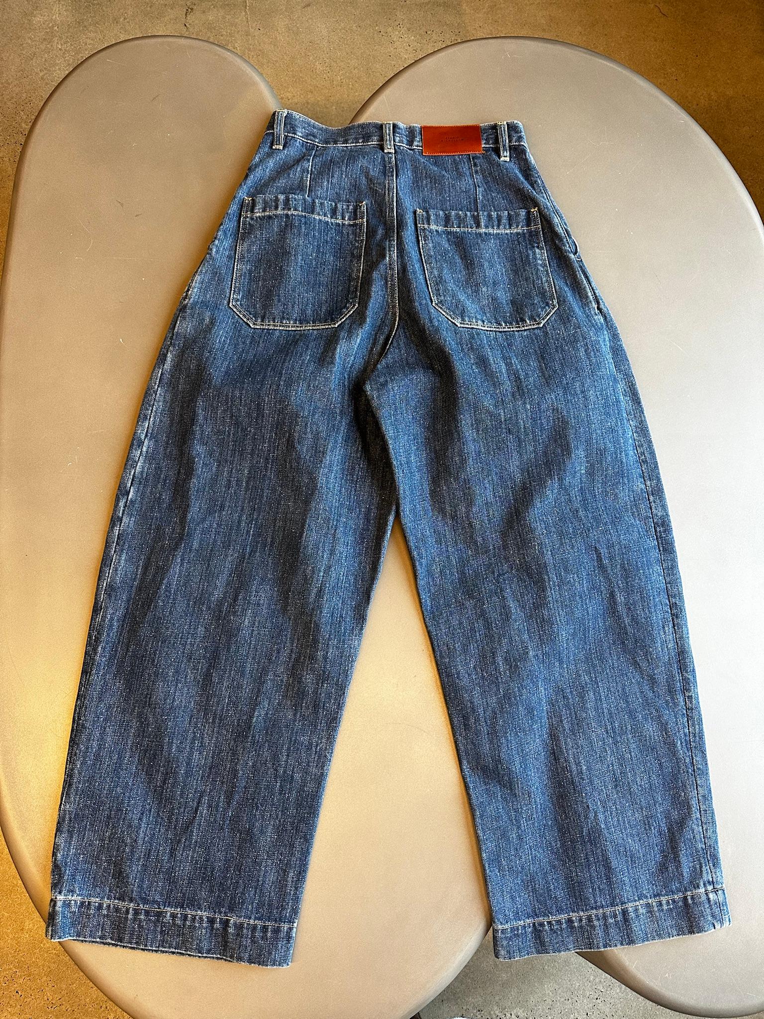 Studio Nicholson Puch Washed Denim Jeans Indigo (Size XS) thumbnail 4