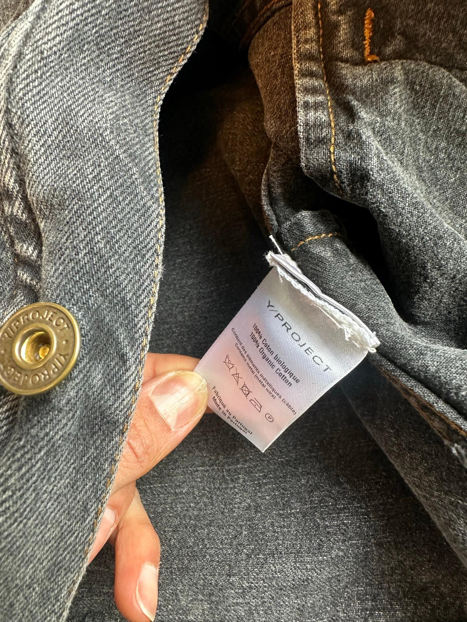 Y/Project Wire Denim Jacket Washed Black (Fits L-XL) thumbnail 3