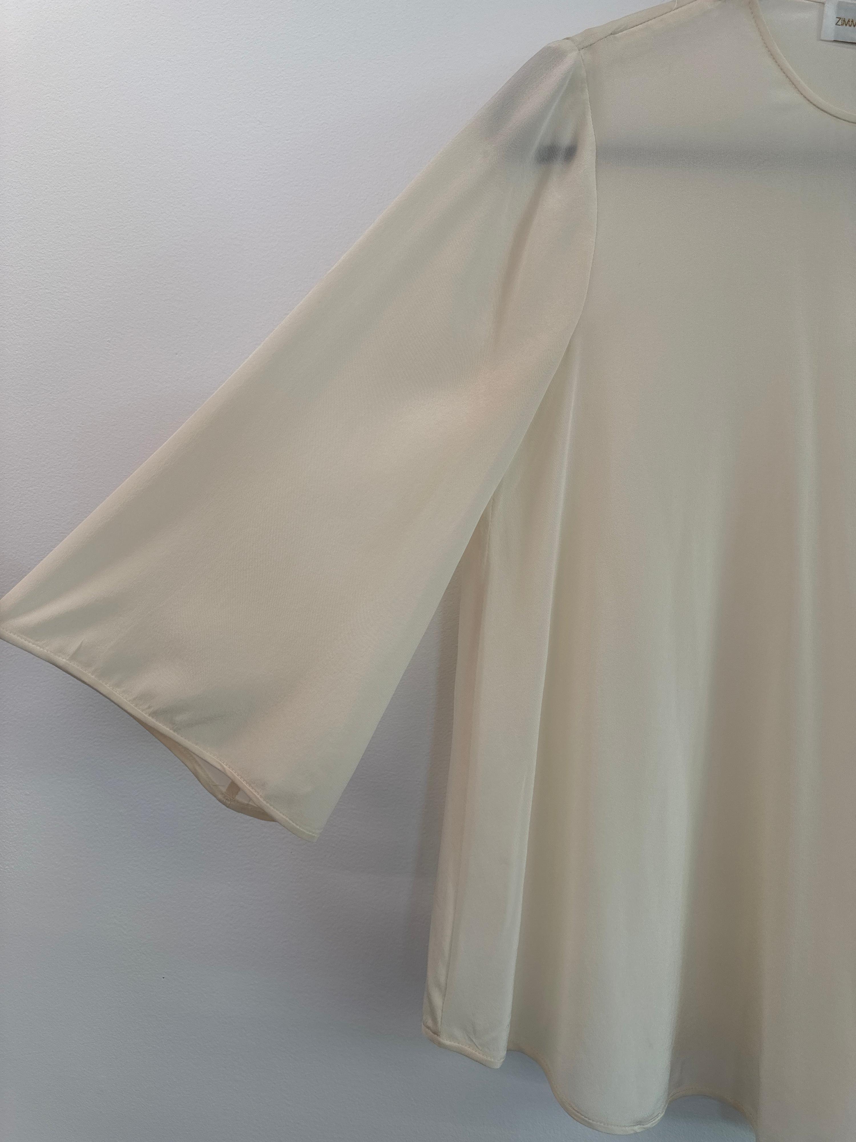 Zimmermann Ivory Silk Blouse NWT - Size 0 thumbnail 4
