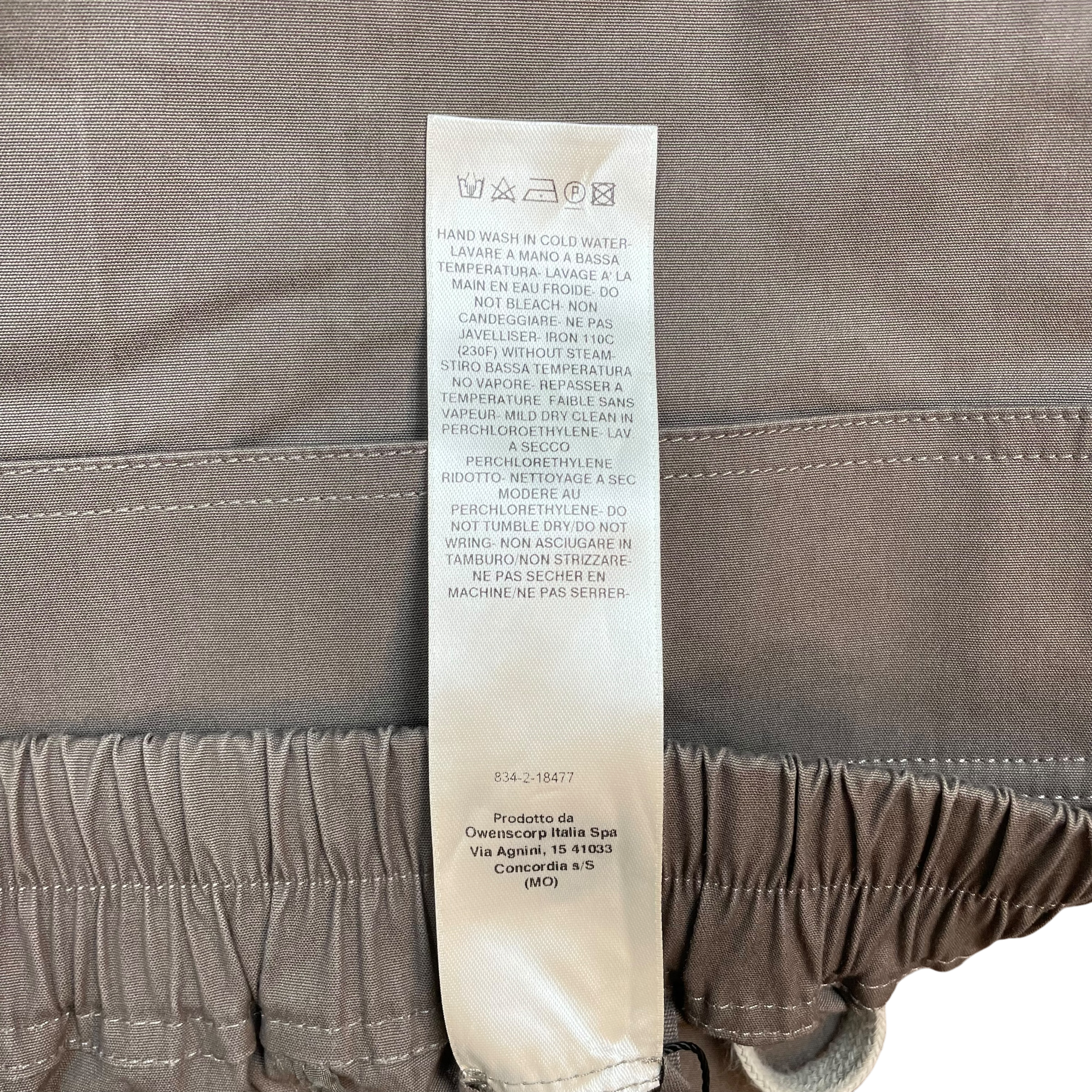 Rick Owens SS22 Fogachine Drop Crotch Nylon Trousers ‘Dust’ Grey (Size 54) thumbnail 5