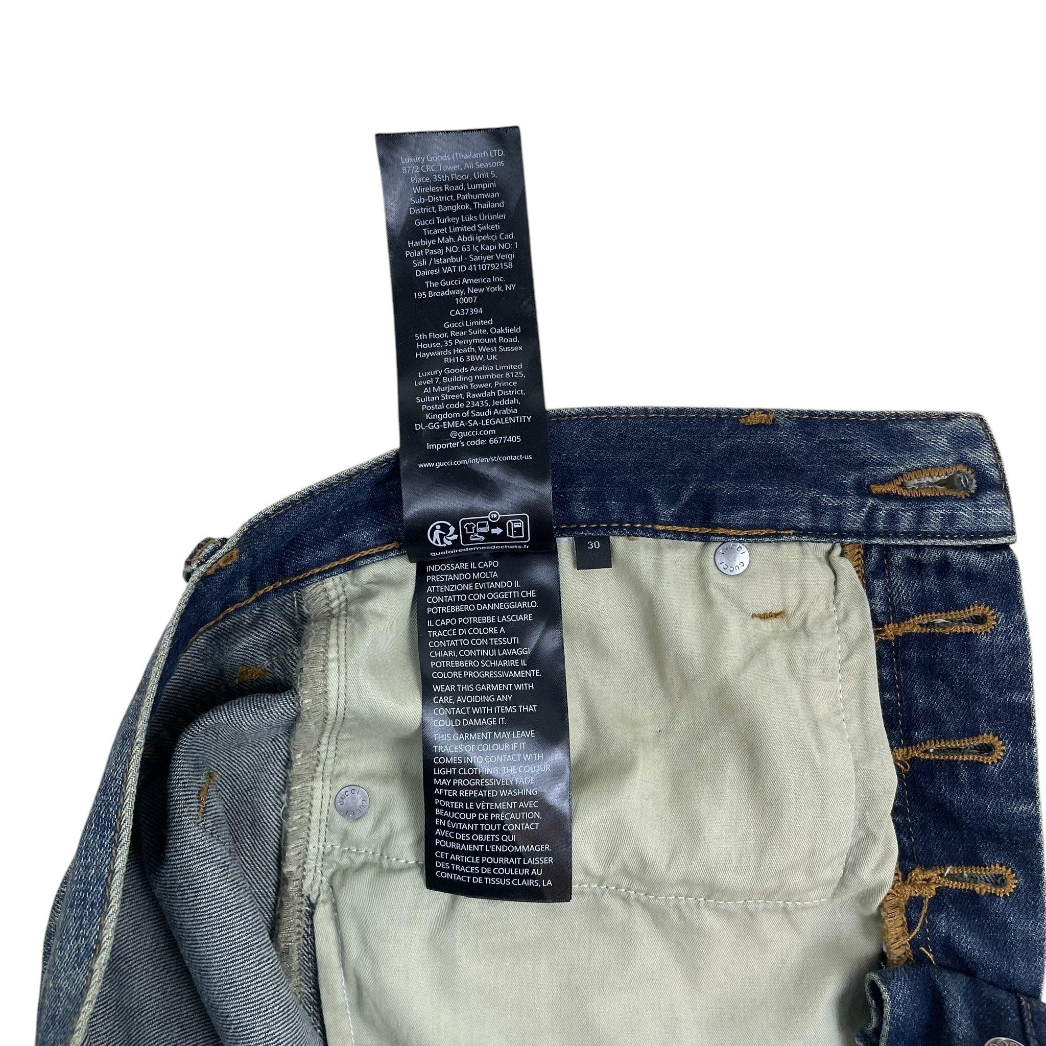 Gucci AW25 Horsebit Jeans Washed Blue (Size 30”) thumbnail 8