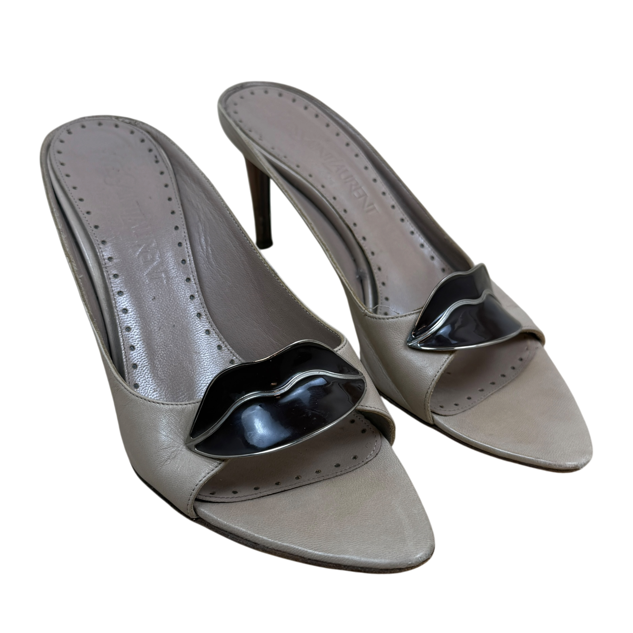 Saint Laurent Tom Ford Era SS2003 Rive Gauche Sandals Taupe (Size EU37) thumbnail 8
