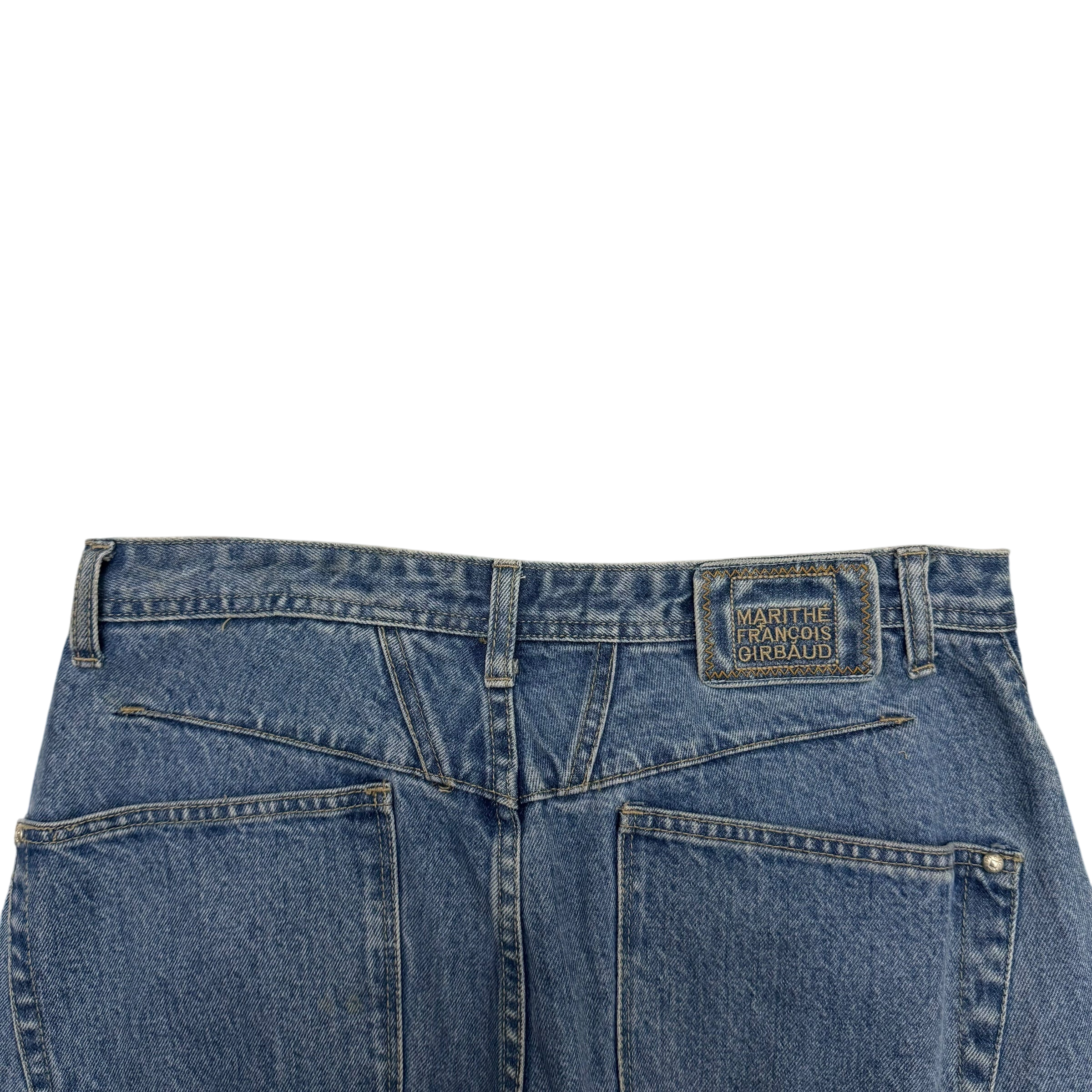 Marithé François Girbaud 2000s Straight Leg Koi Fish Print Jeans (Fits 33”) thumbnail 3