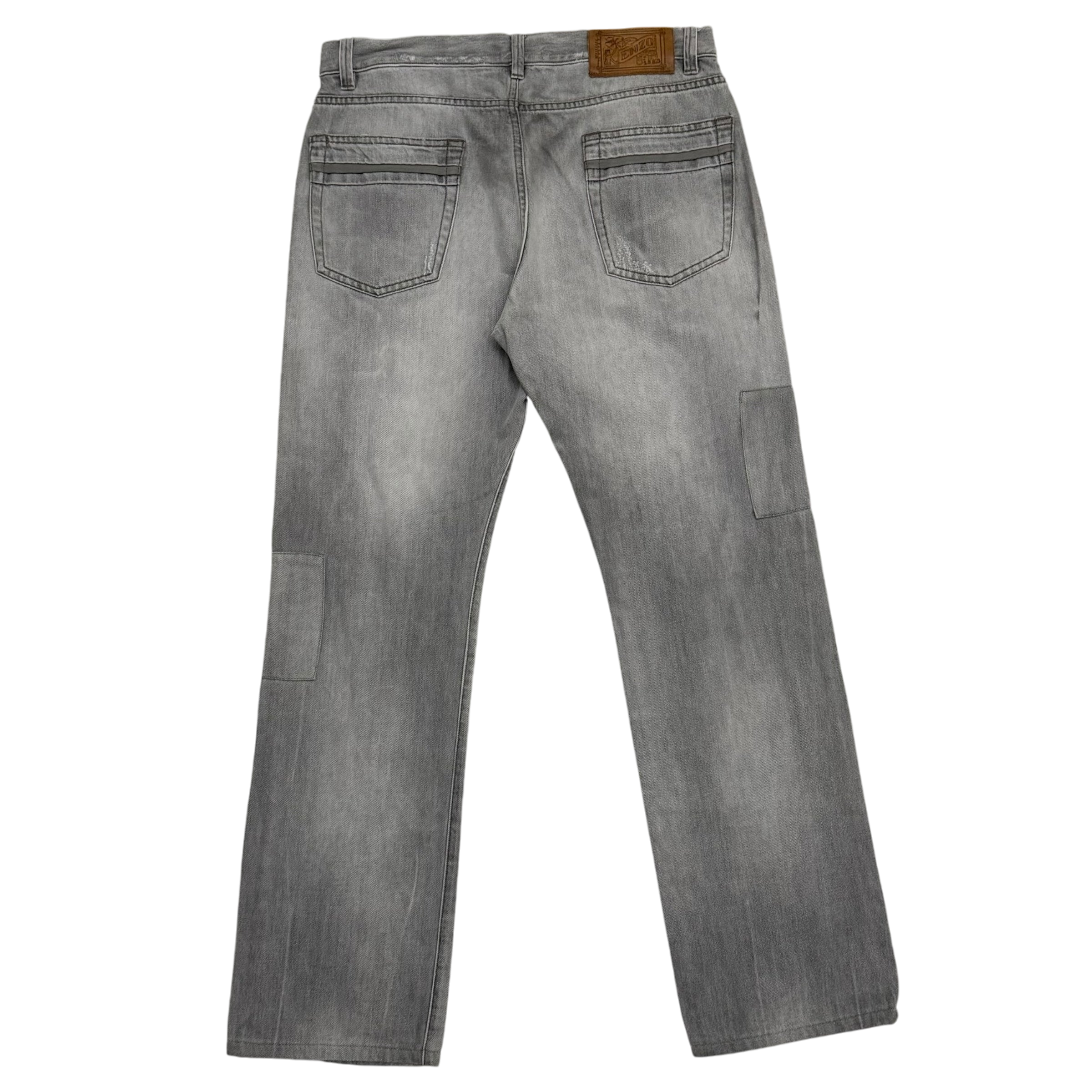 Kenzo Paris Easy Cut Patchwork Washed Jeans (Size 34”) thumbnail 3