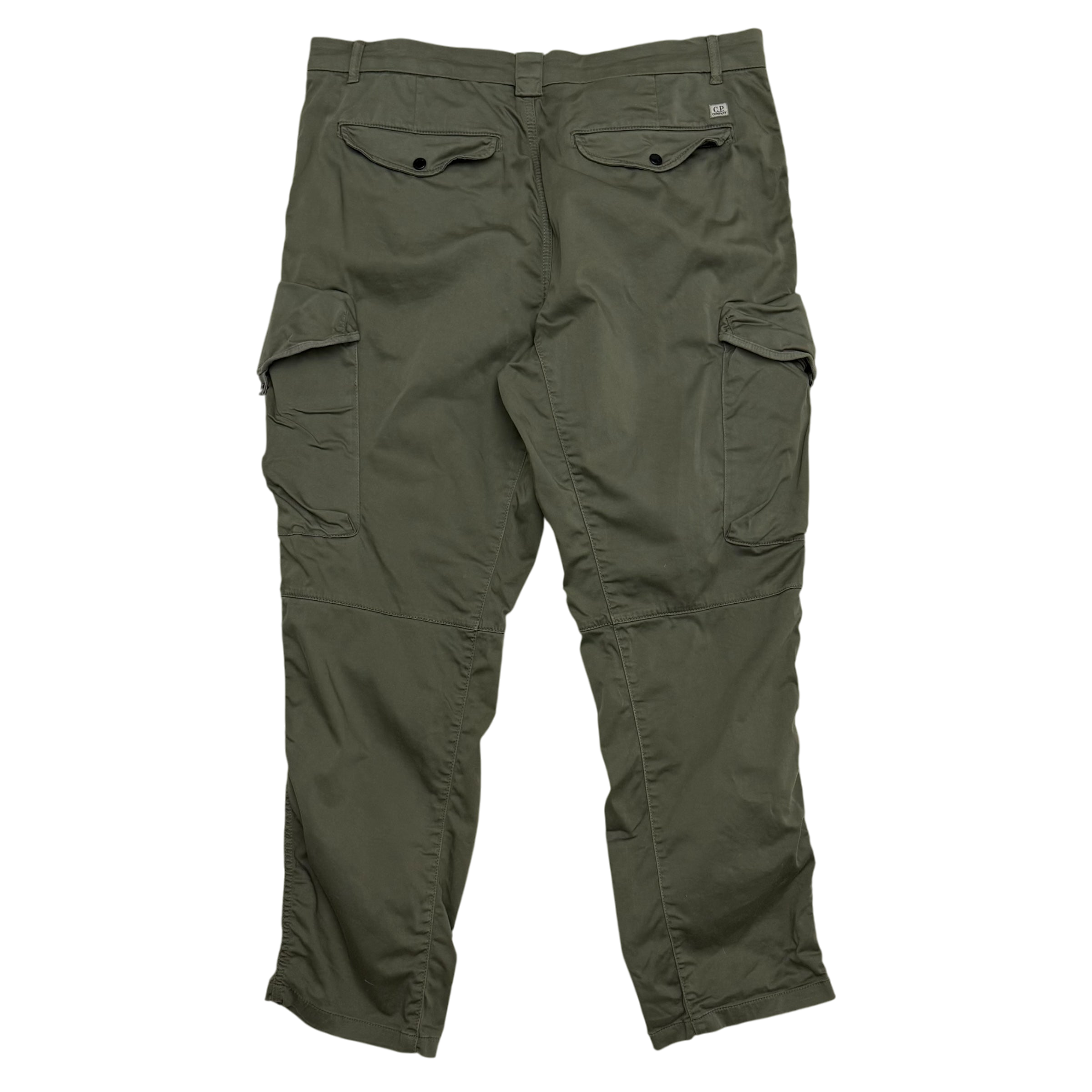 C.P. Company Loose Fit Cargo Trousers Olive Green (Size XL) thumbnail 3