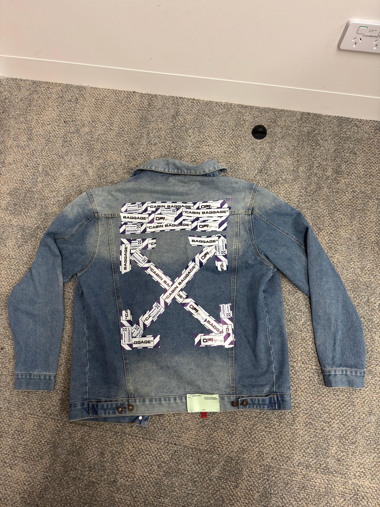 Off-White Blue Denim Jacket thumbnail 2