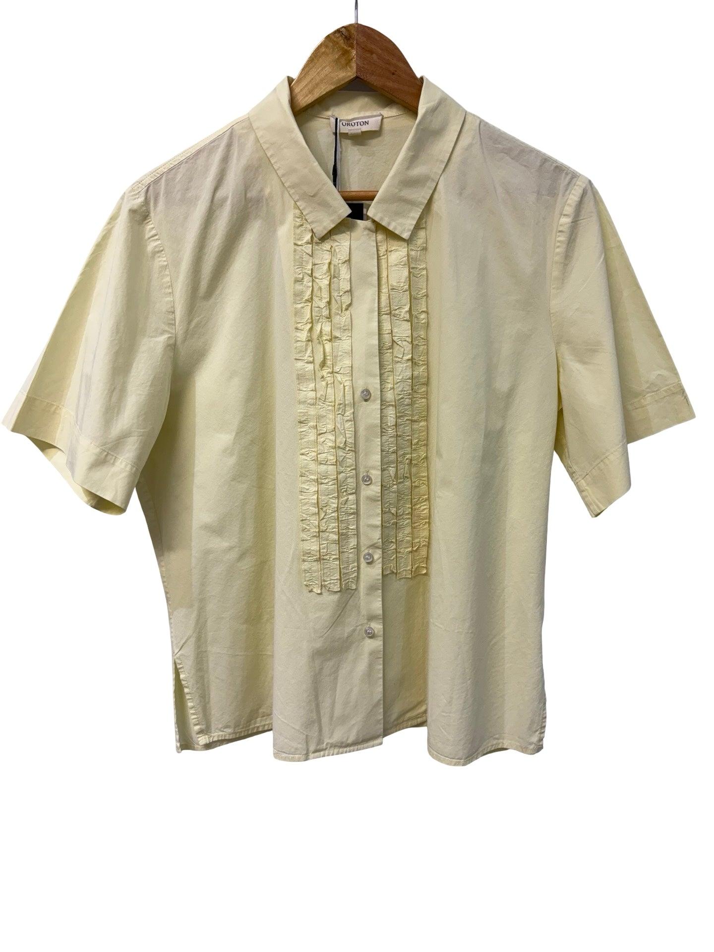 Oroton Pale Yellow Shirt 14