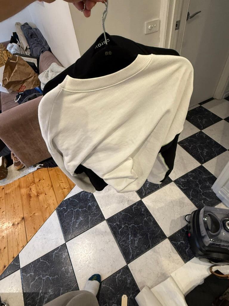 Y/Project SS18 Double Sweatshirt White/Black (Fits L-XL)