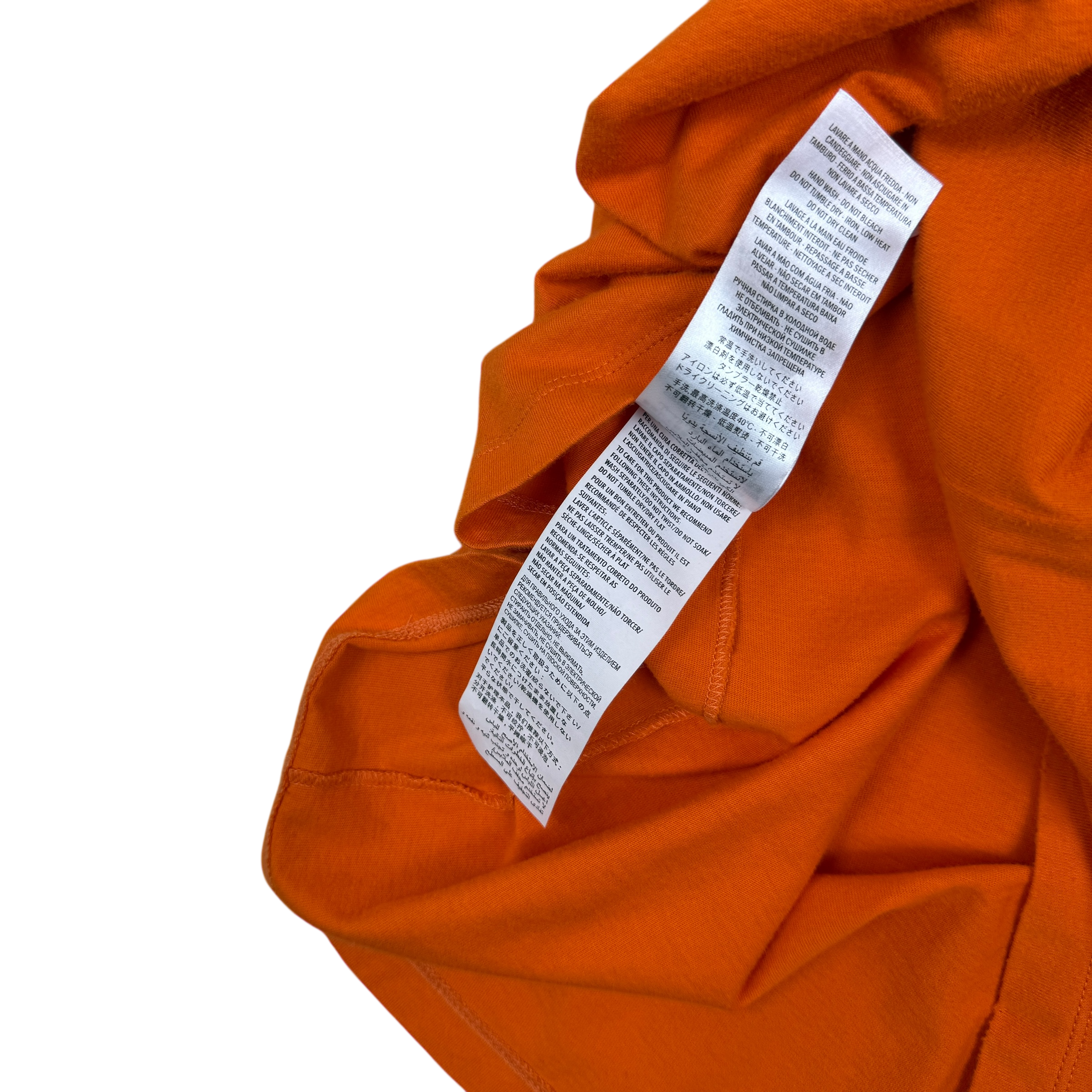 Gucci 2018 Distressed Printed Cotton-Jersey T-Shirt Orange (Fits M-L) thumbnail 8
