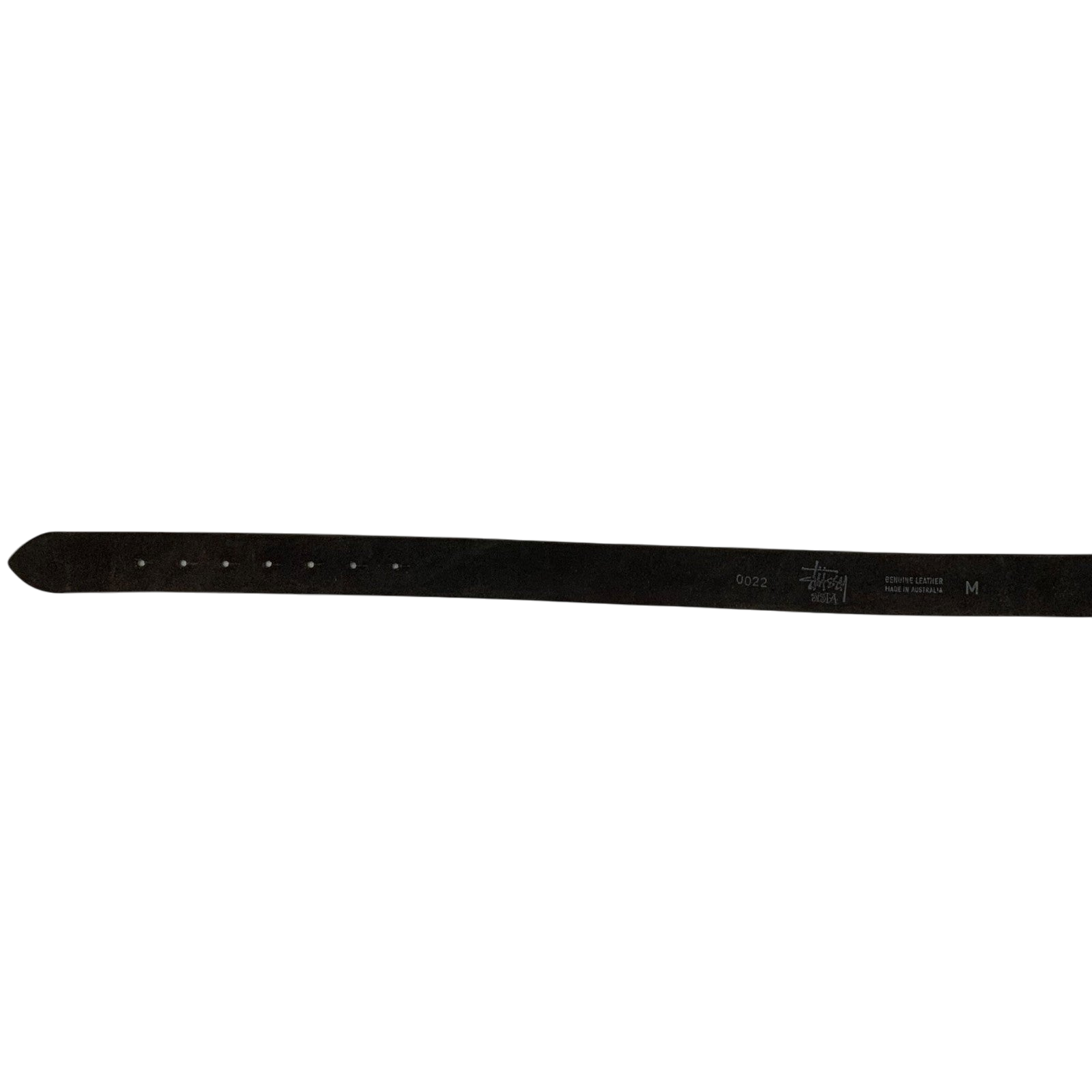 Stussy Vintage 90s Sista SS Logo Leather Belt Black (Made in Aus) (Size M) thumbnail 5