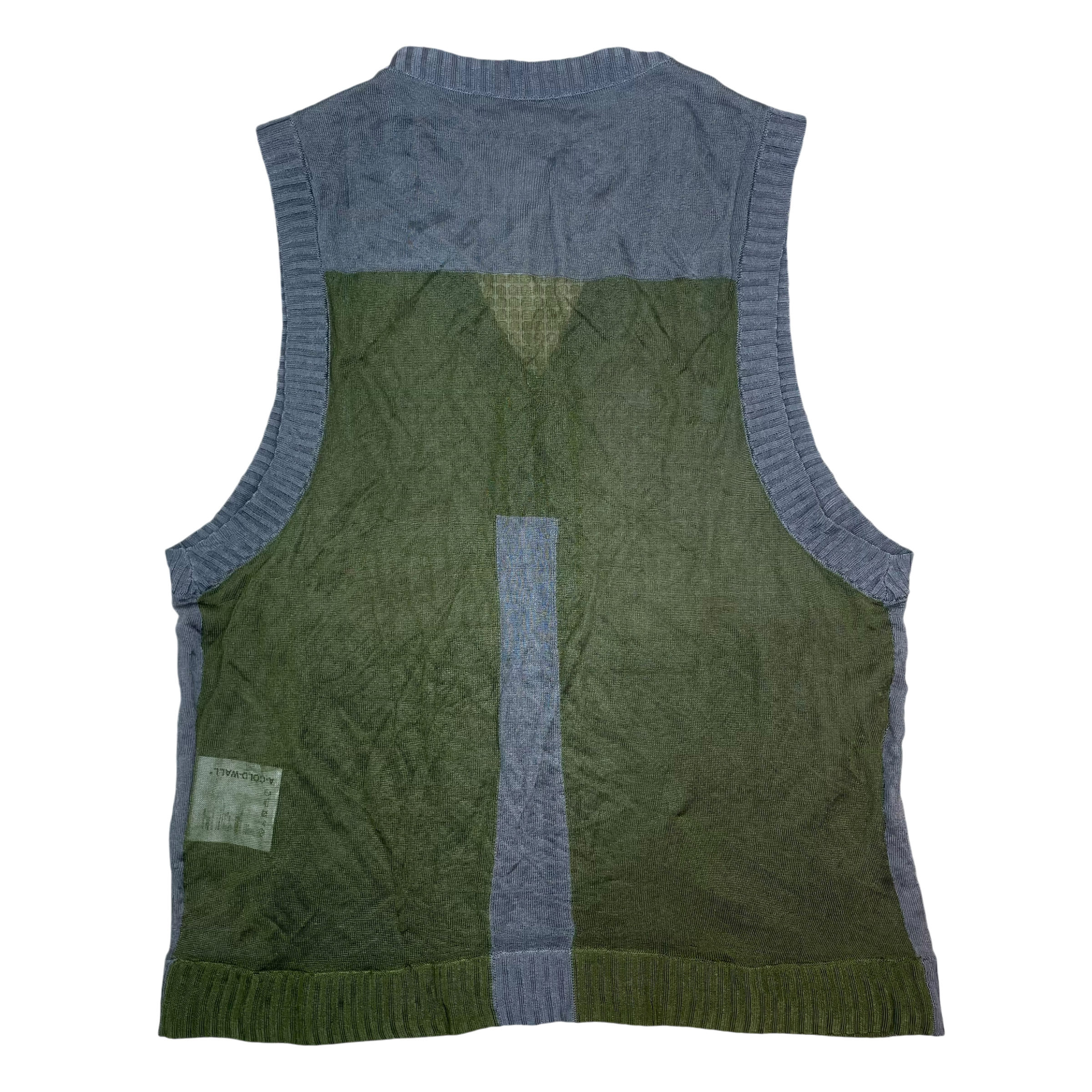 A-COLD-WALL* (ACW) Knit Vest Green/Grey (Size L) thumbnail 3