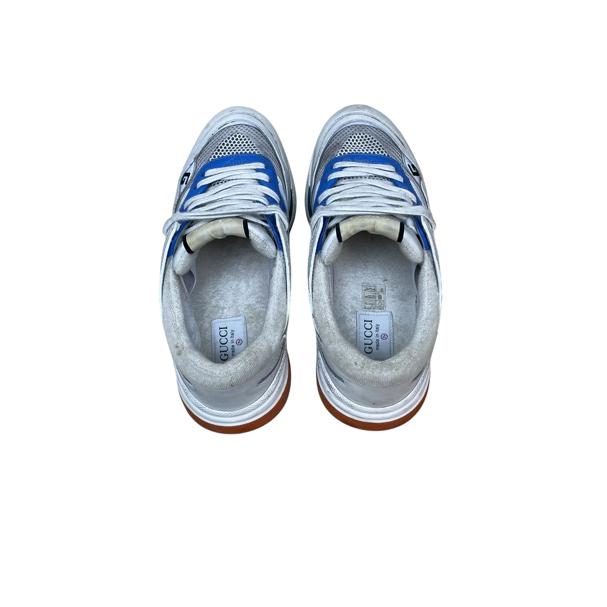 Gucci Ultrapace Sneakers White/Blue/Green (Size US7/EU40-40.5) thumbnail 3