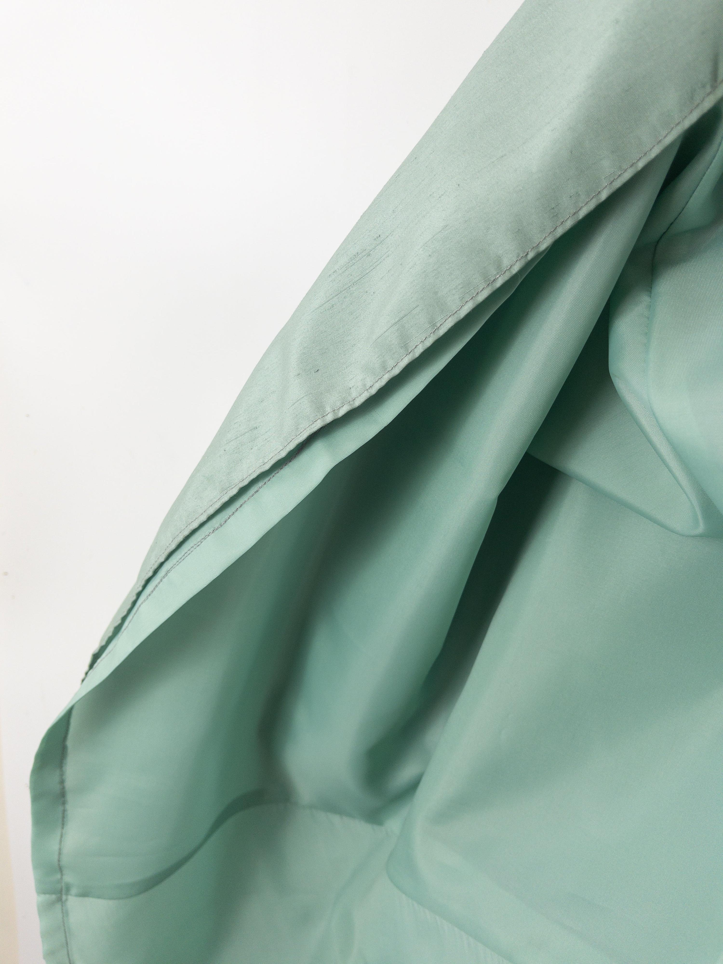Vintage Custom Sea Foam Green Maxi Dress/Gown Size XS thumbnail 9