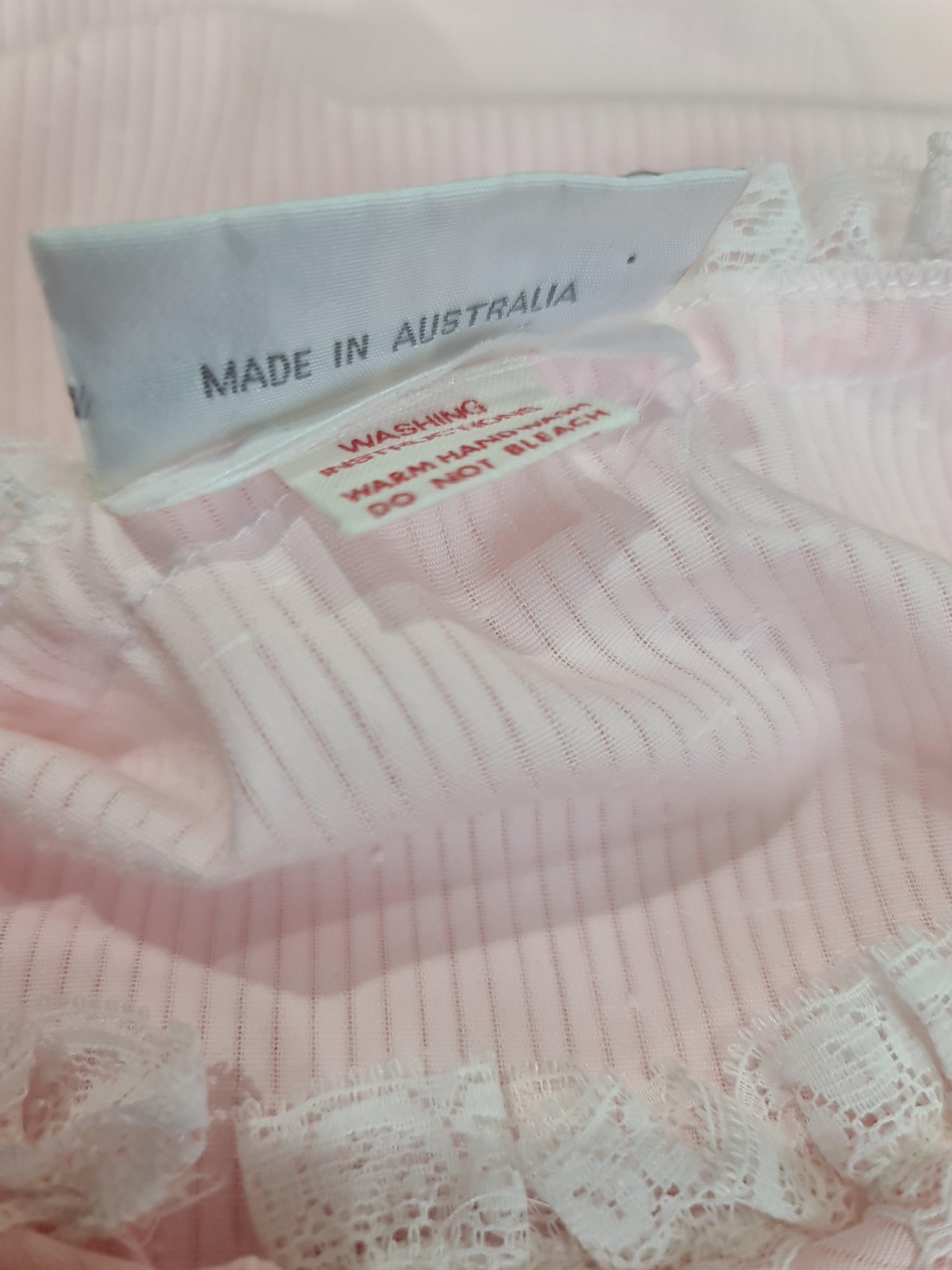 Vintage Elle Pink Night Dress - size L thumbnail 11