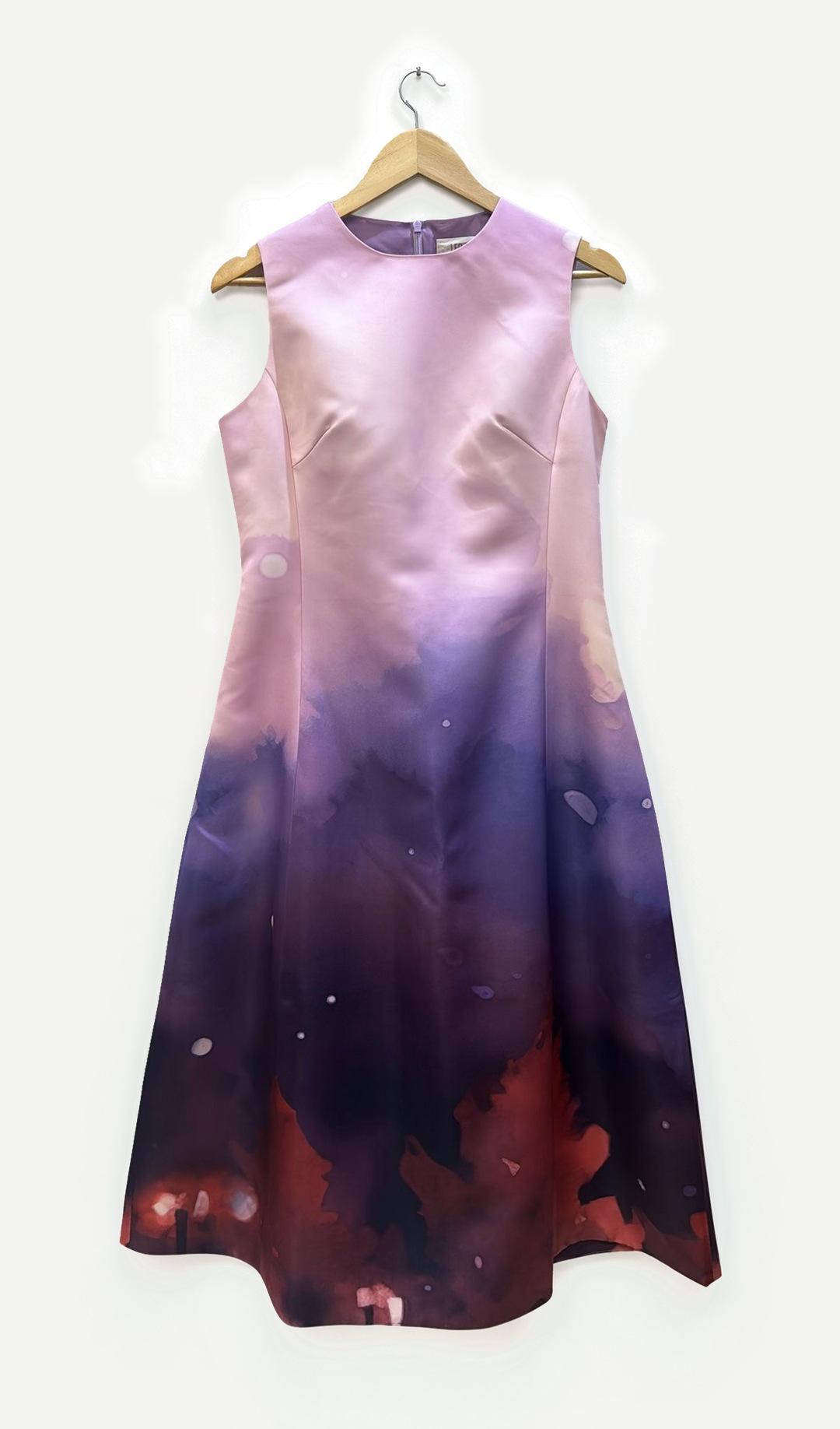 Leo Lin Pink Purple Dress 14