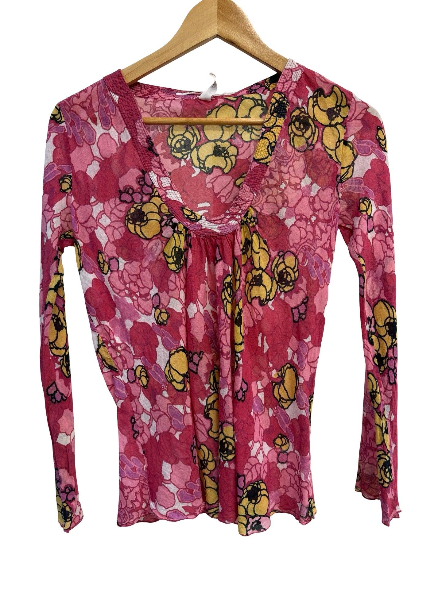 Nolita Pink Floral Shirt 42