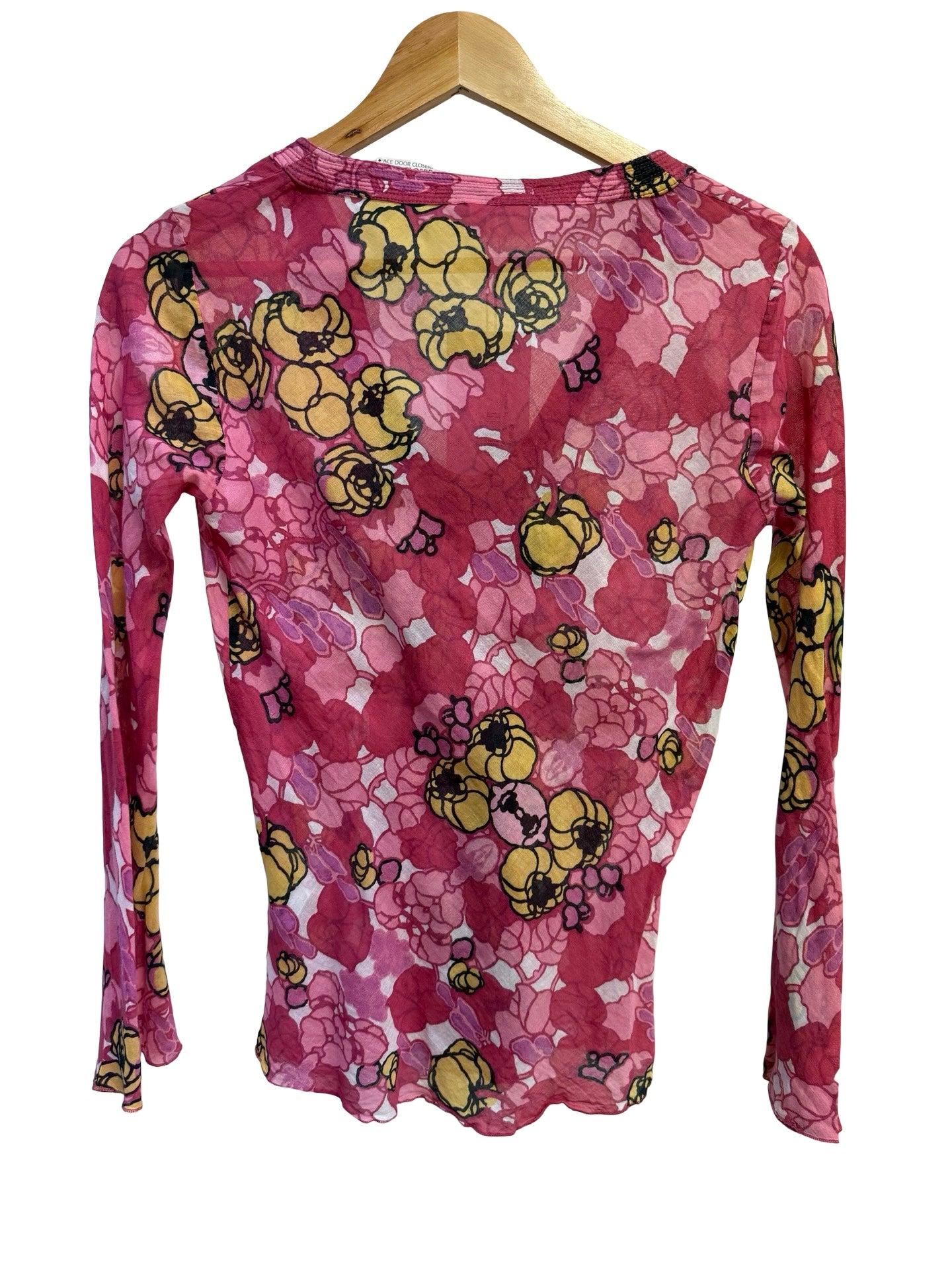 Nolita Pink Floral Shirt 42 thumbnail 2